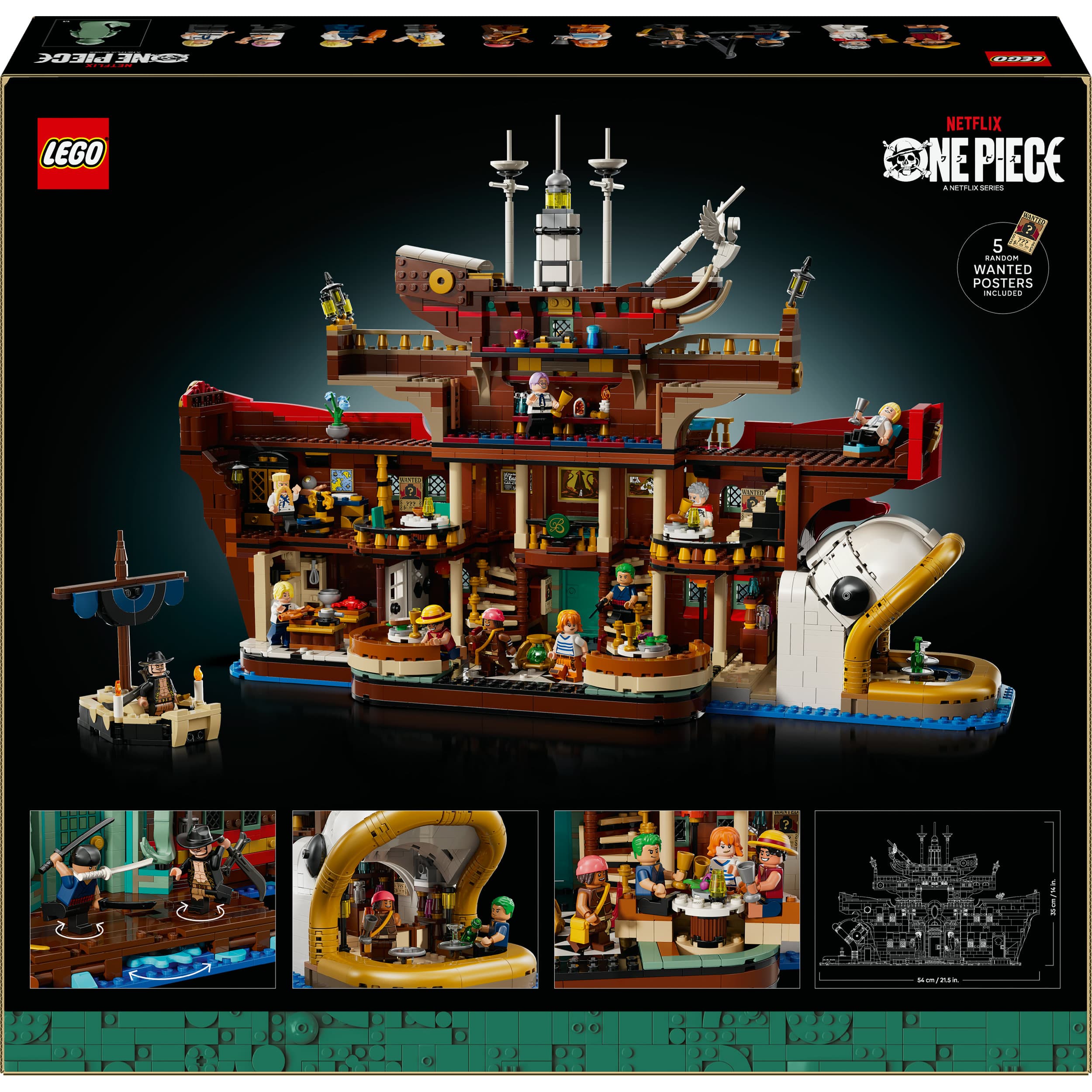 Produktbild LEGO ONE PIECE 75640 Baratié, das Schwimmende Restaurant, Spielzeug 2 von 9