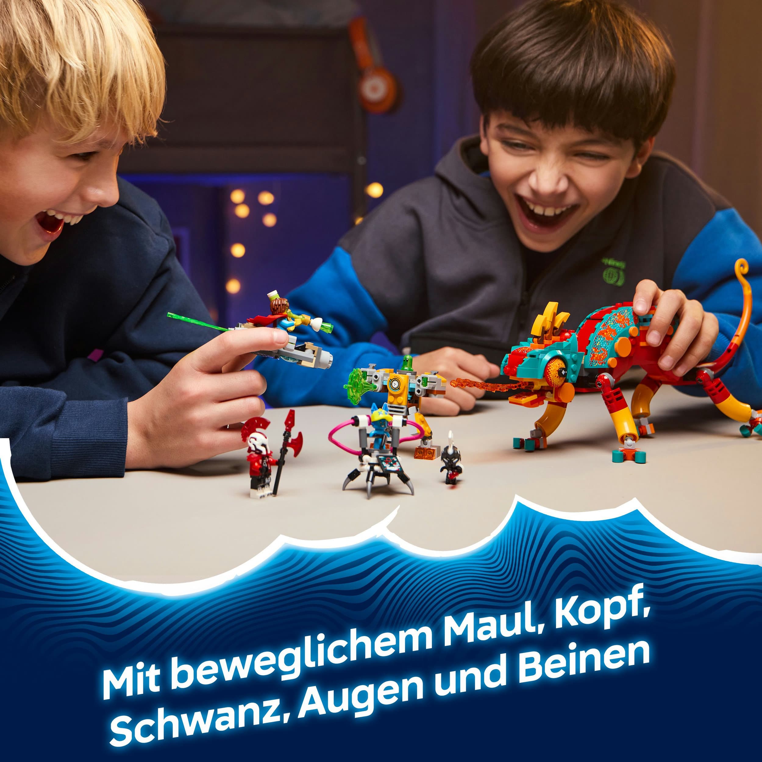 Produktbild LEGO DREAMZzz 2-in-1 Mateos Feuer-Chamäleon - Fantasy-Tierfigur - 71492 5 von 7