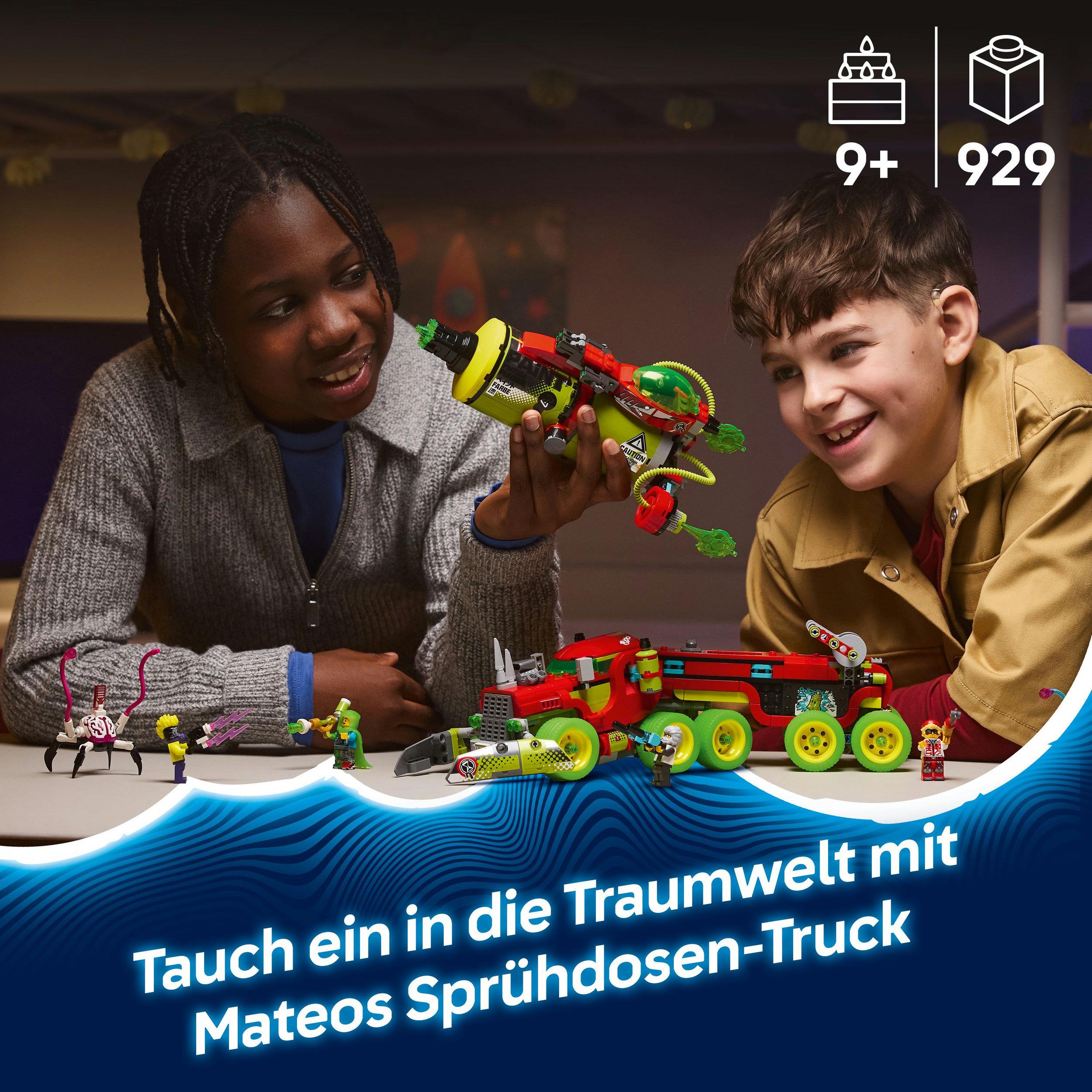 Produktbild LEGO DREAMZzz 2-in-1 Mateos Sprühdosen-Truck Set mit Minifiguren - 71499 7 von 7