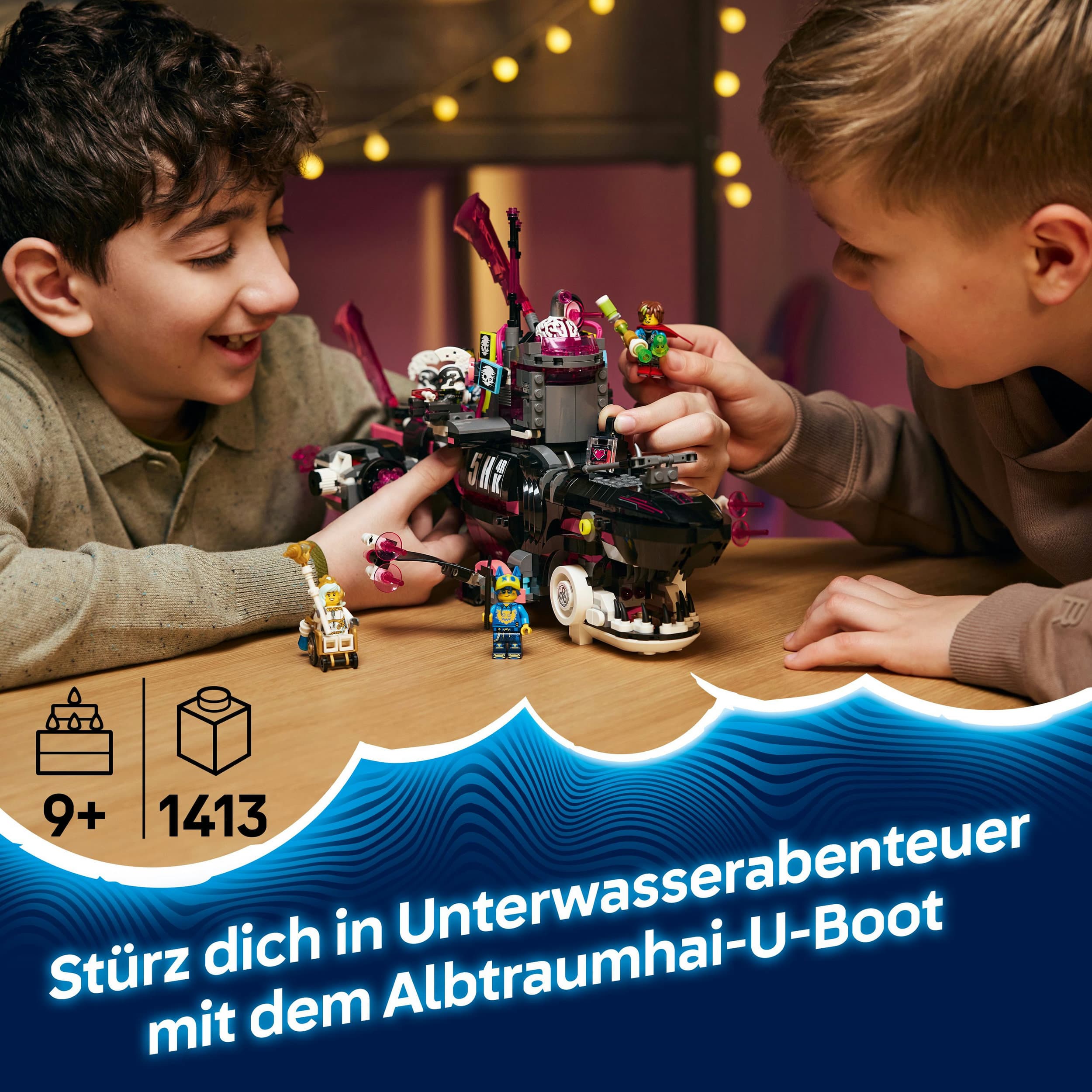 Produktbild LEGO DREAMZzz 2-in-1 Albtraumhai-U-Boot - Modulares Set - 71500 7 von 7