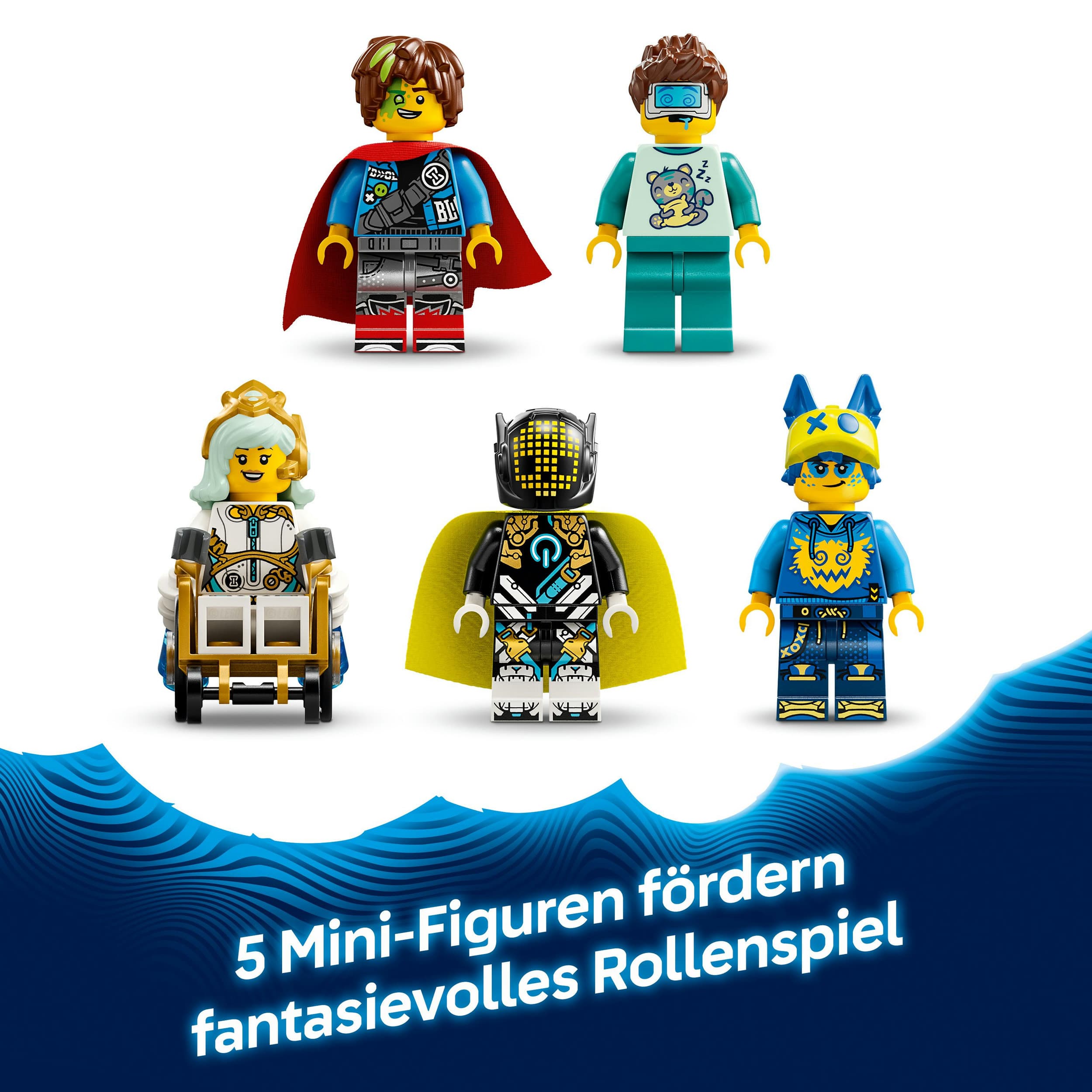 Produktbild LEGO DREAMZzz 2-in-1 Albtraumhai-U-Boot - Modulares Set - 71500 4 von 7