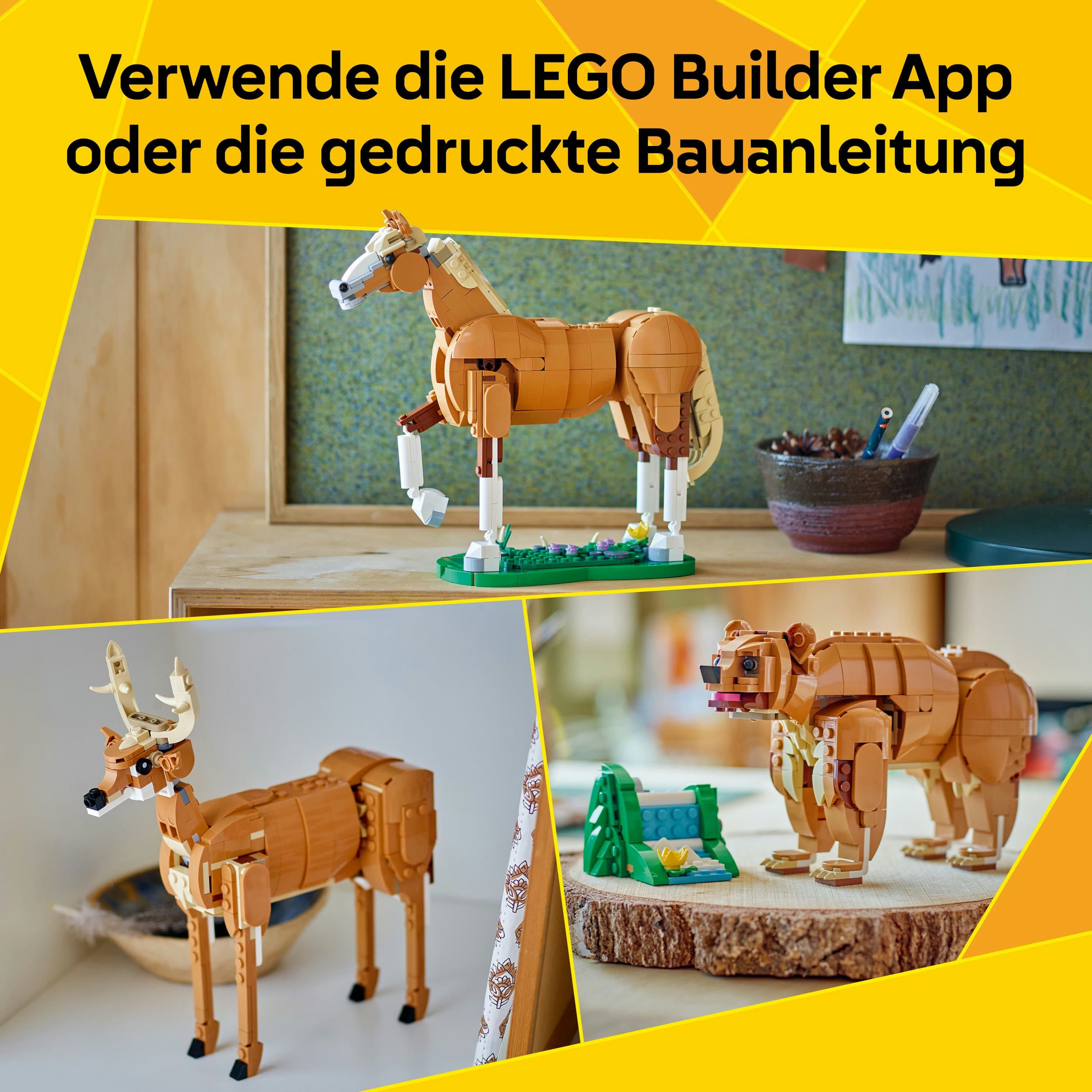 Produktbild LEGO Creator Prächtiges Ross 31166 , Konstruktionsspielzeug, LEGO Tiere 3 von 8