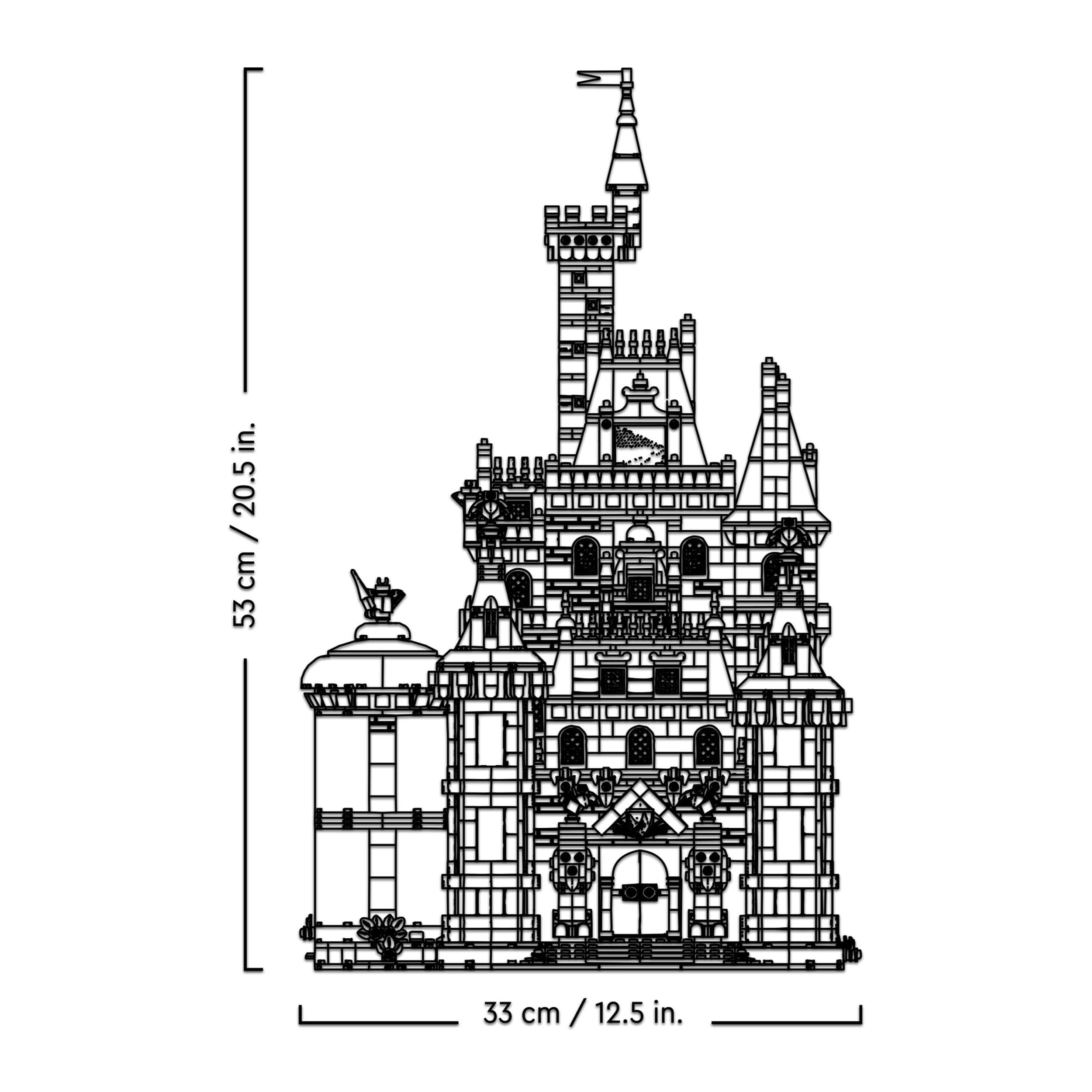 Produktbild LEGO ǀ Disney Princess Das Schloss aus „Die Schöne und das Biest“ 43263 3 von 10