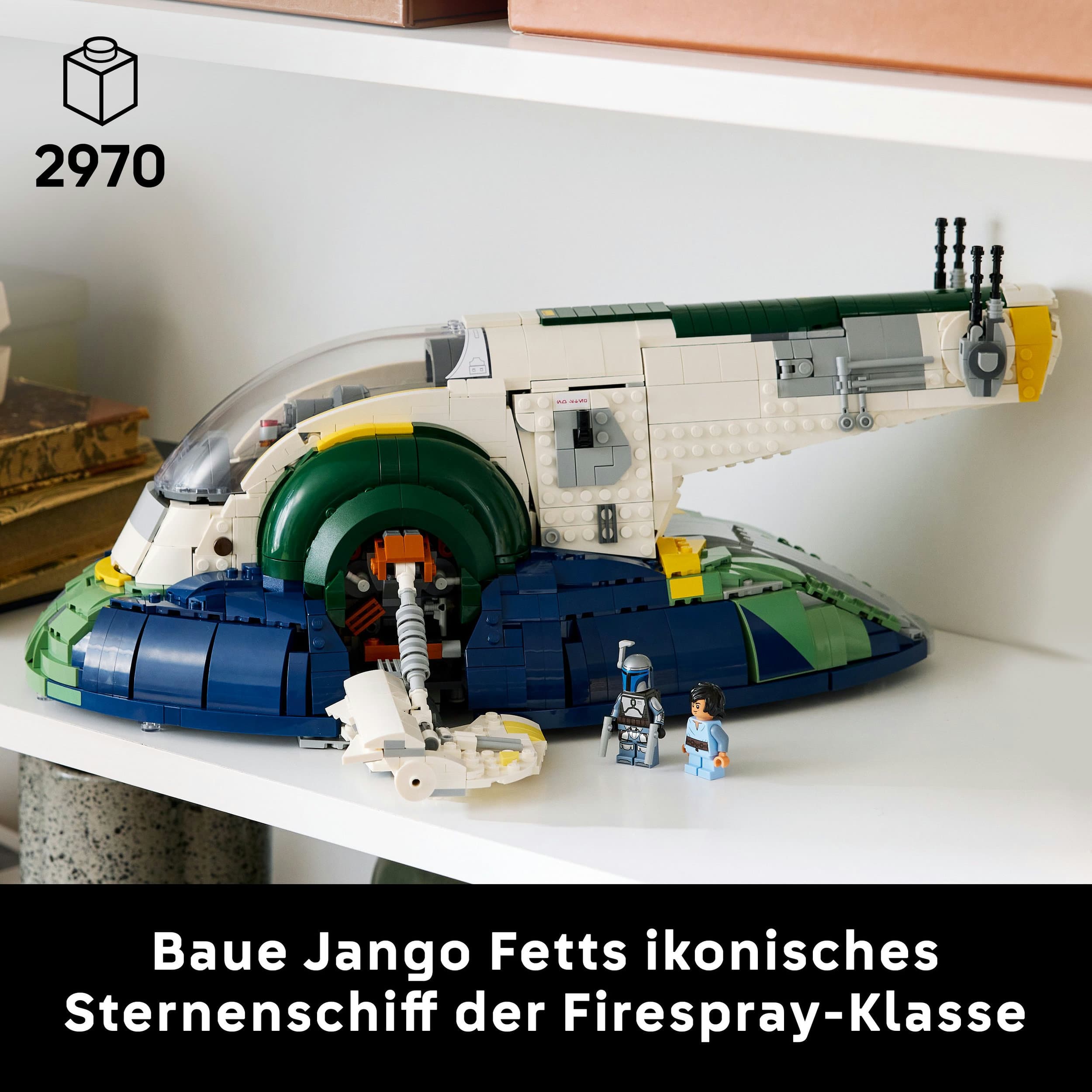 Produktbild LEGO Star Wars Jango Fetts Sternenschiff der Firespray-Klasse 75409 8 von 10