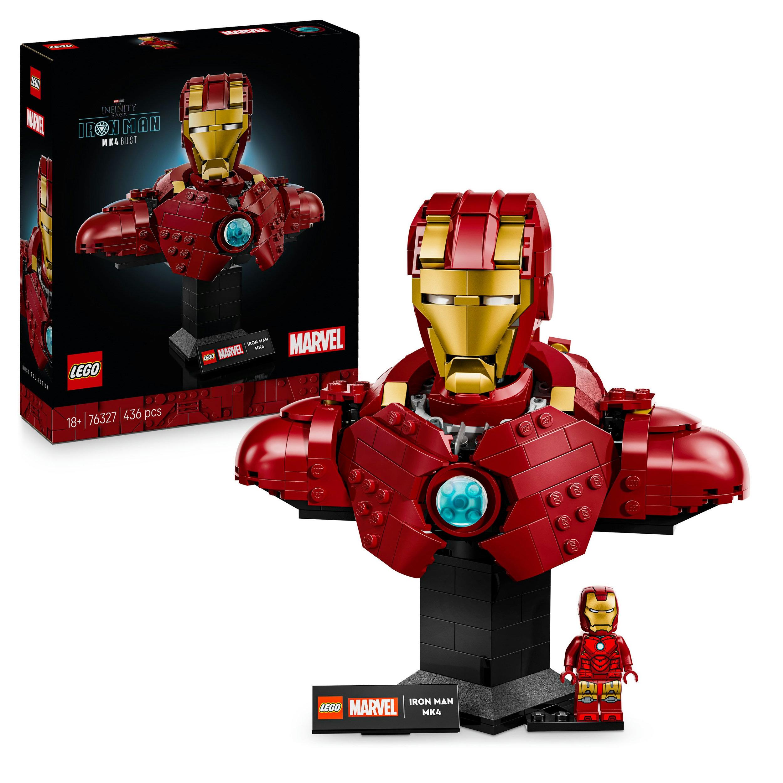 LEGO ǀ Marvel Iron Man MK4 Büste - Bauset für Erwachsene - 76327