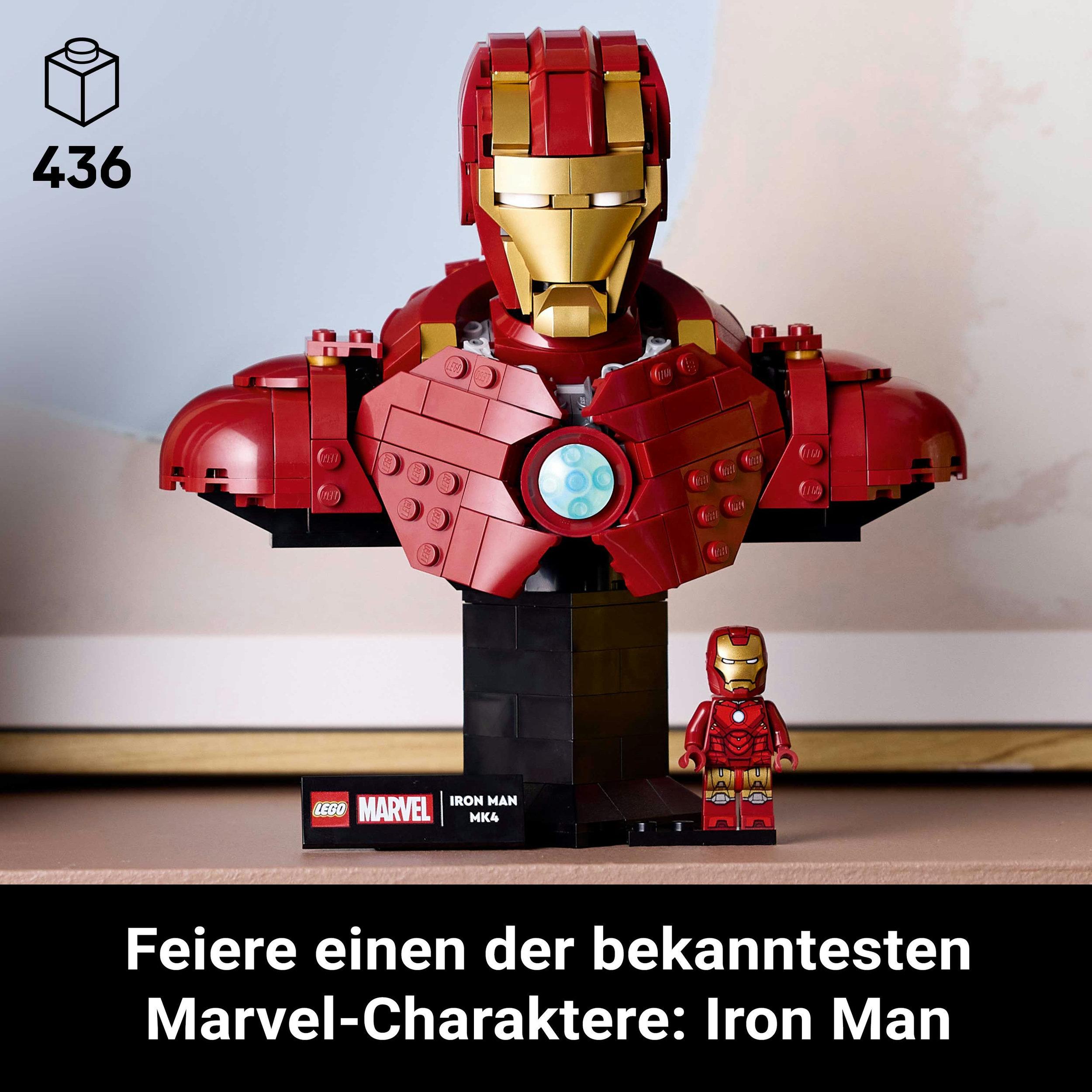 Produktbild LEGO ǀ Marvel Iron Man MK4 Büste - Bauset für Erwachsene - 76327 7 von 7
