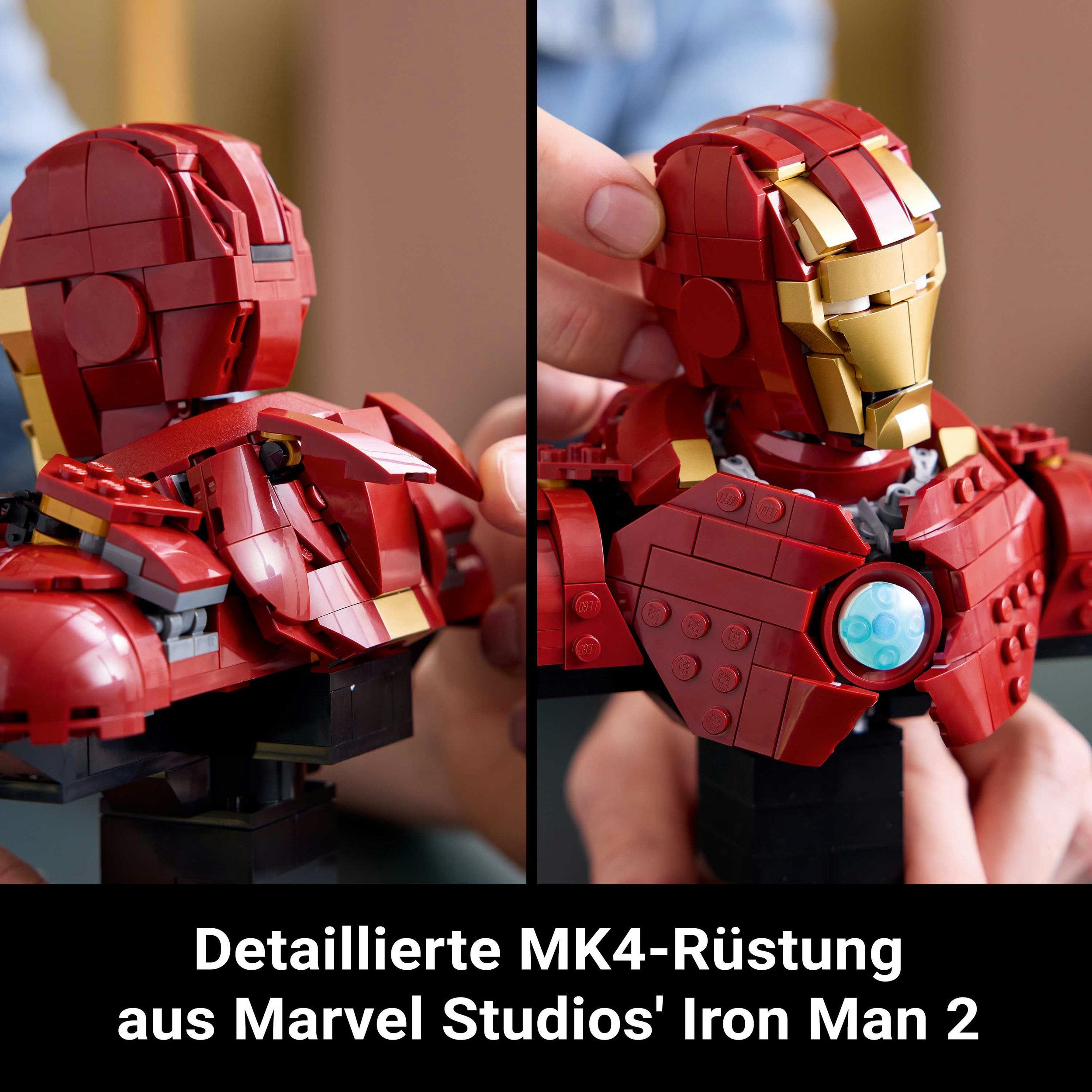 Produktbild LEGO ǀ Marvel Iron Man MK4 Büste - Bauset für Erwachsene - 76327 3 von 7