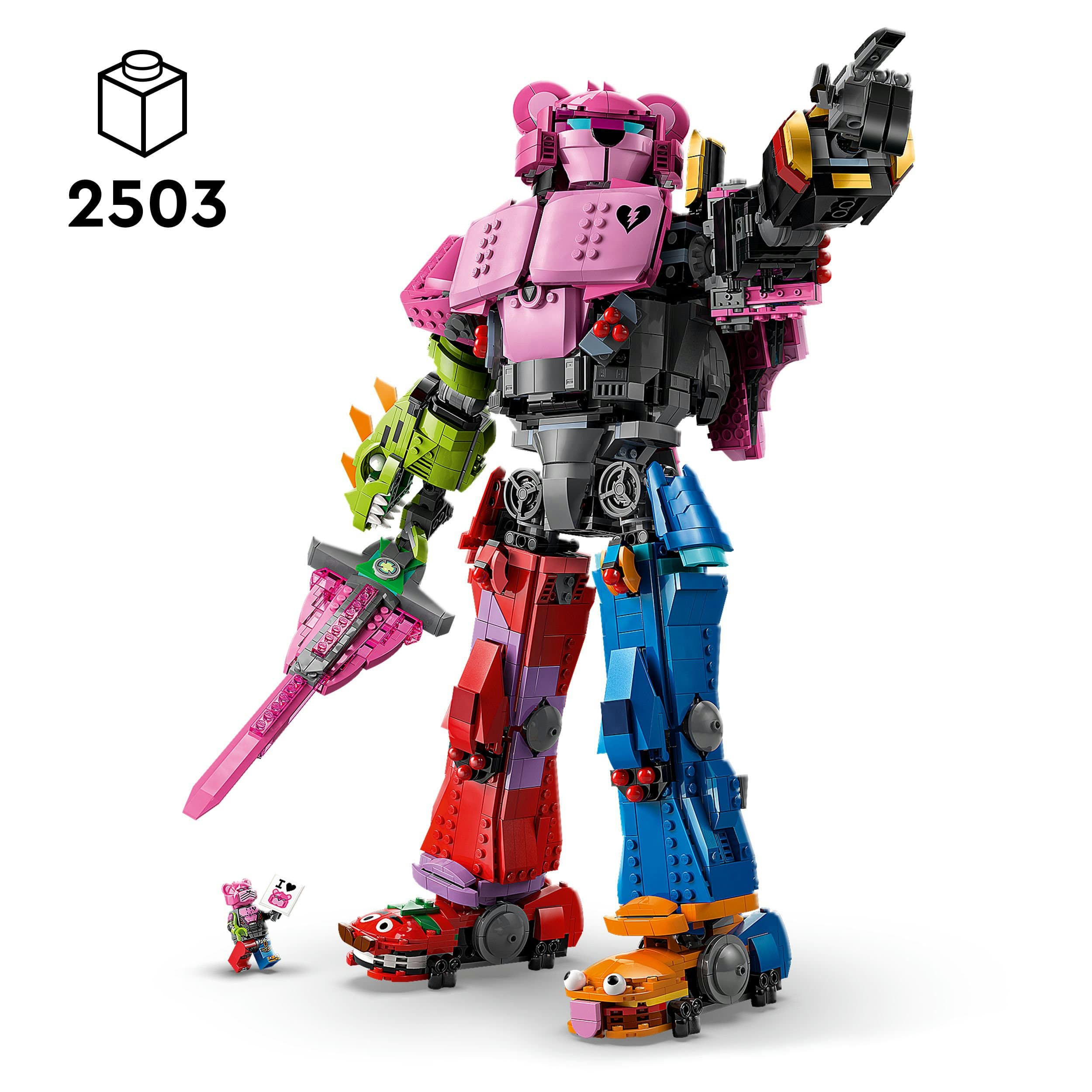 Produktbild LEGO Fortnite 77078 Mecha-Anführer, Spielset für Erwachsene mit Figur 6 von 7