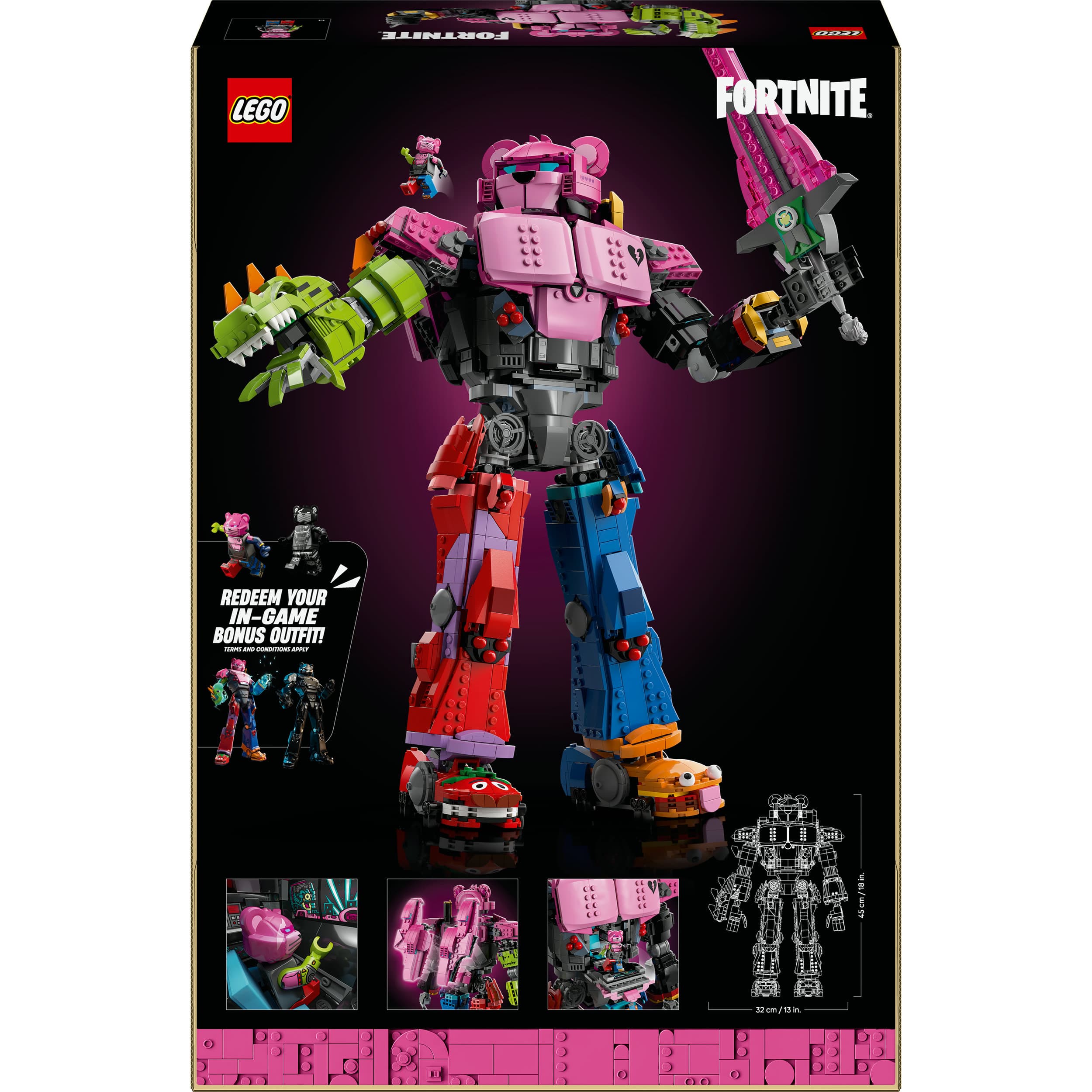 Produktbild LEGO Fortnite 77078 Mecha-Anführer, Spielset für Erwachsene mit Figur 2 von 7