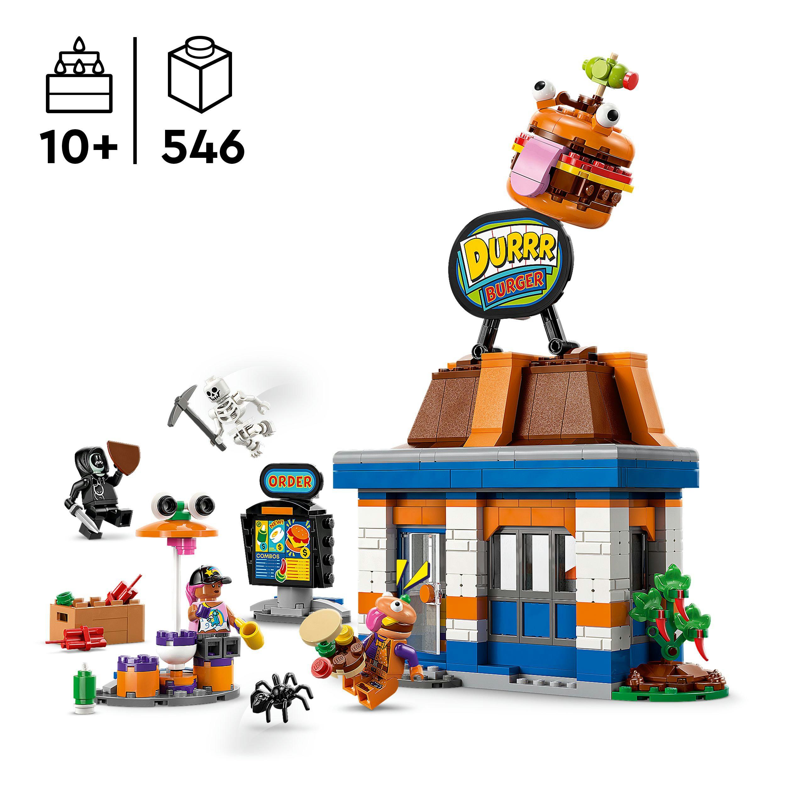 Produktbild LEGO Fortnite 77076 Durrr Burger Restaurant, Gaming-Geschenk mit Figuren 6 von 7