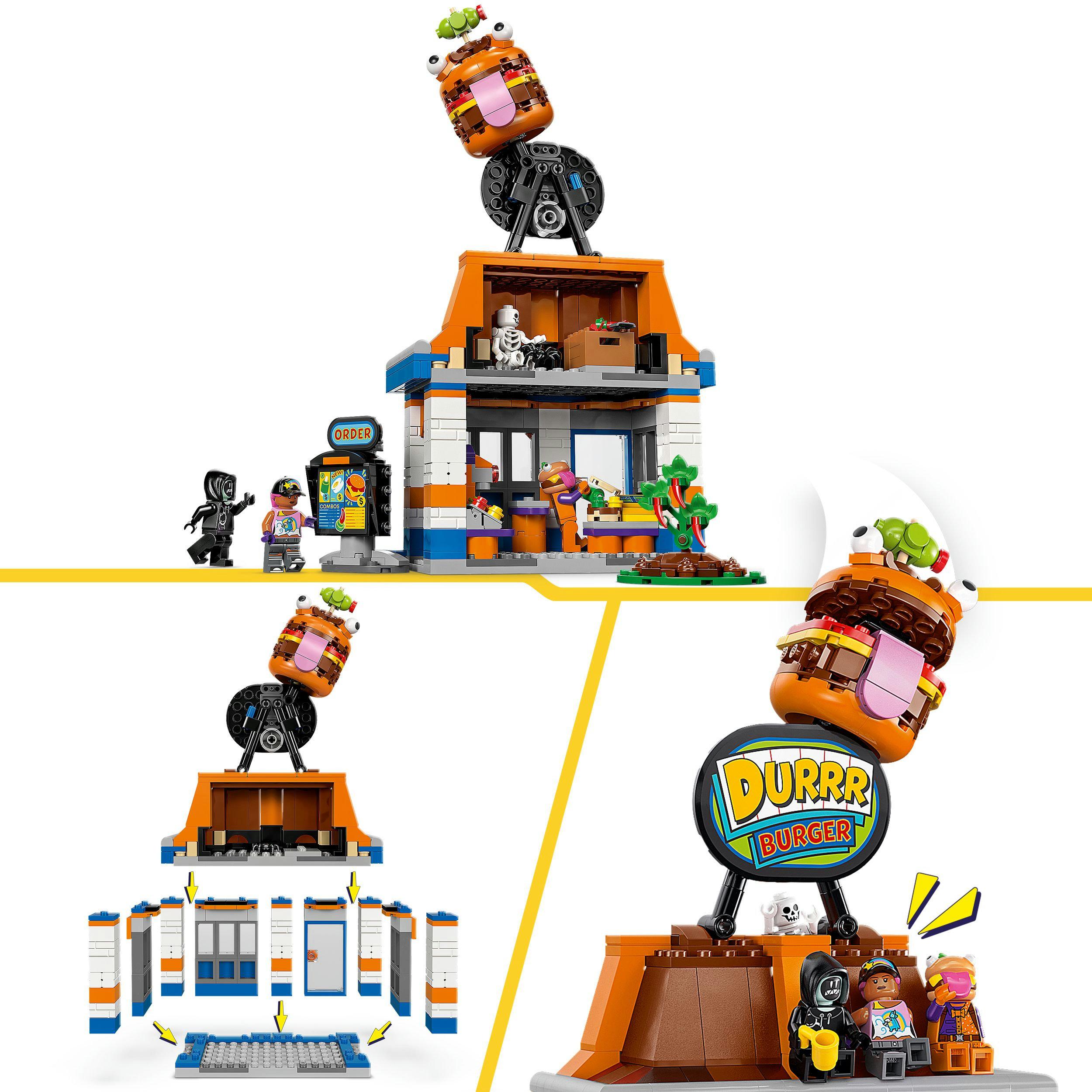 Produktbild LEGO Fortnite 77076 Durrr Burger Restaurant, Gaming-Geschenk mit Figuren 5 von 7