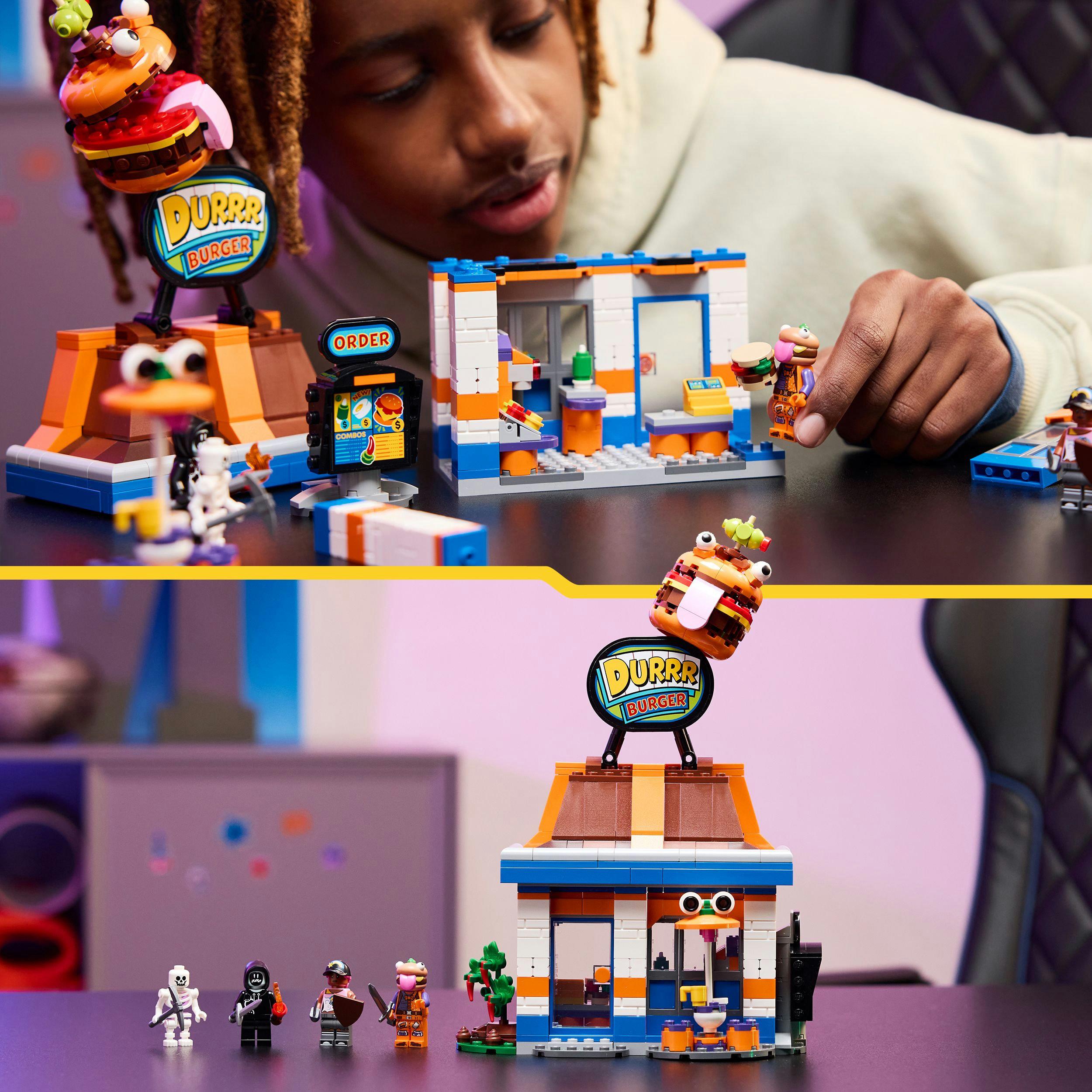 Produktbild LEGO Fortnite 77076 Durrr Burger Restaurant, Gaming-Geschenk mit Figuren 3 von 7