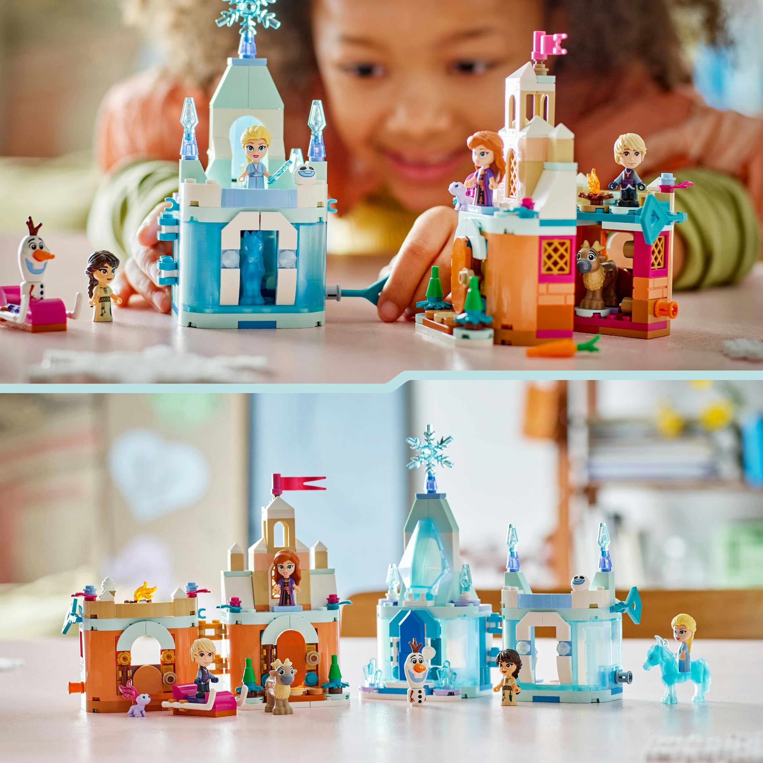 Produktbild LEGO ǀ Disney Frozen Schloss Arendelle und Elsas Eispalast Bauset 43278 3 von 9