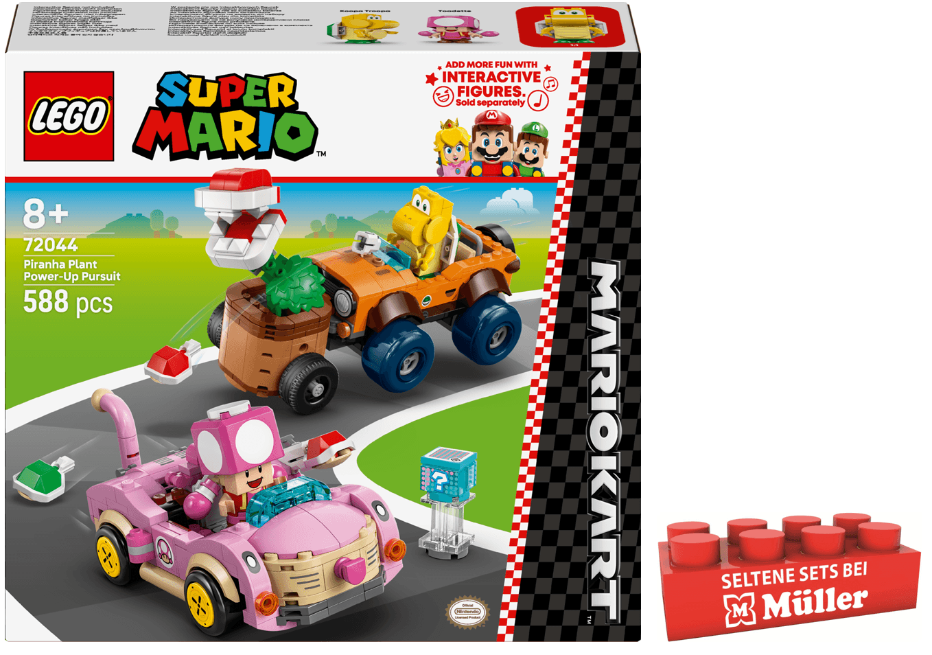 LEGO® Super Mario™: Mario Kart™ – Power-Up-Jagd mit Piranha-Pflanzen 72044