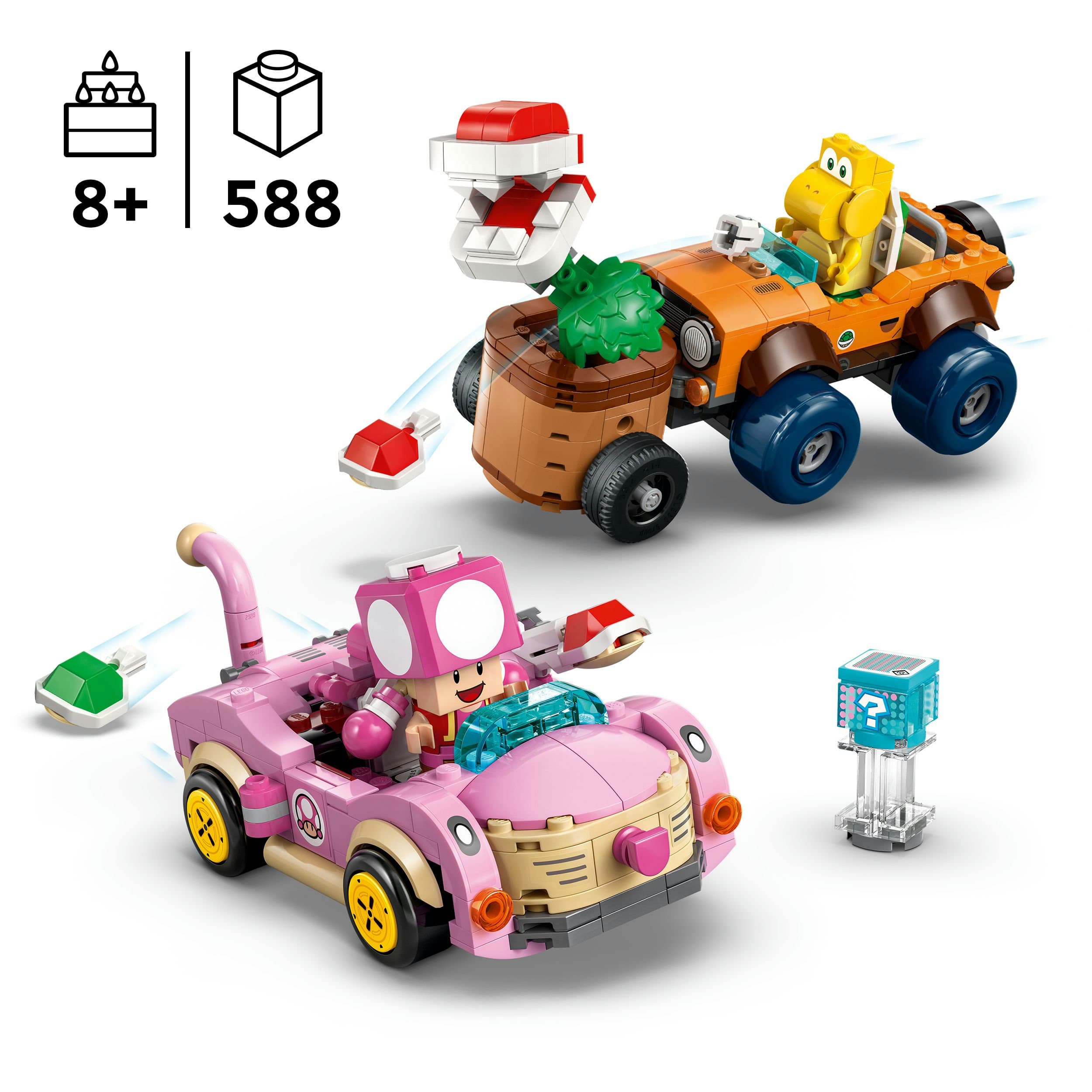 Produktbild LEGO® Super Mario™: Mario Kart™ – Power-Up-Jagd mit Piranha-Pflanzen 72044 7 von 10