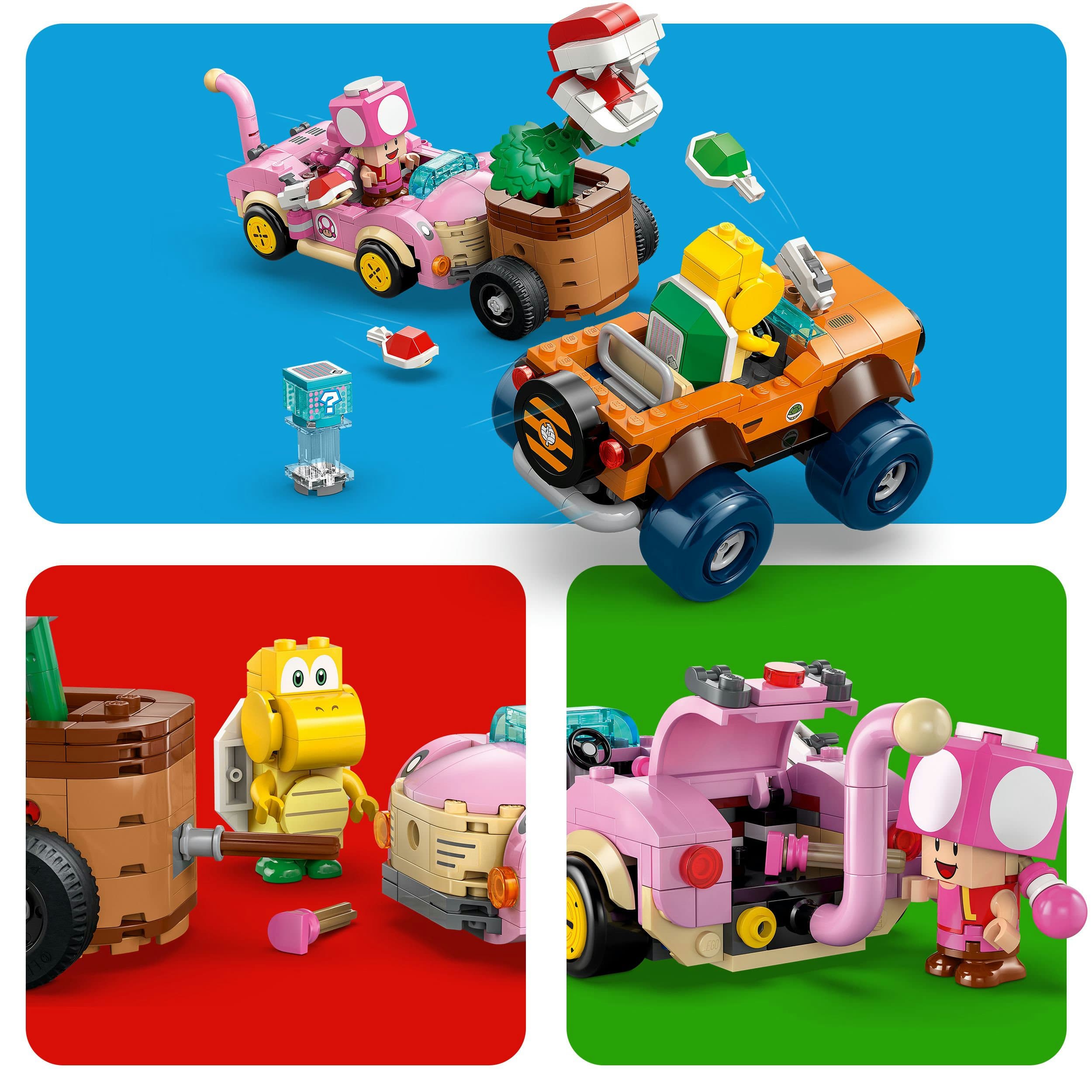 Produktbild LEGO® Super Mario™: Mario Kart™ – Power-Up-Jagd mit Piranha-Pflanzen 72044 5 von 10