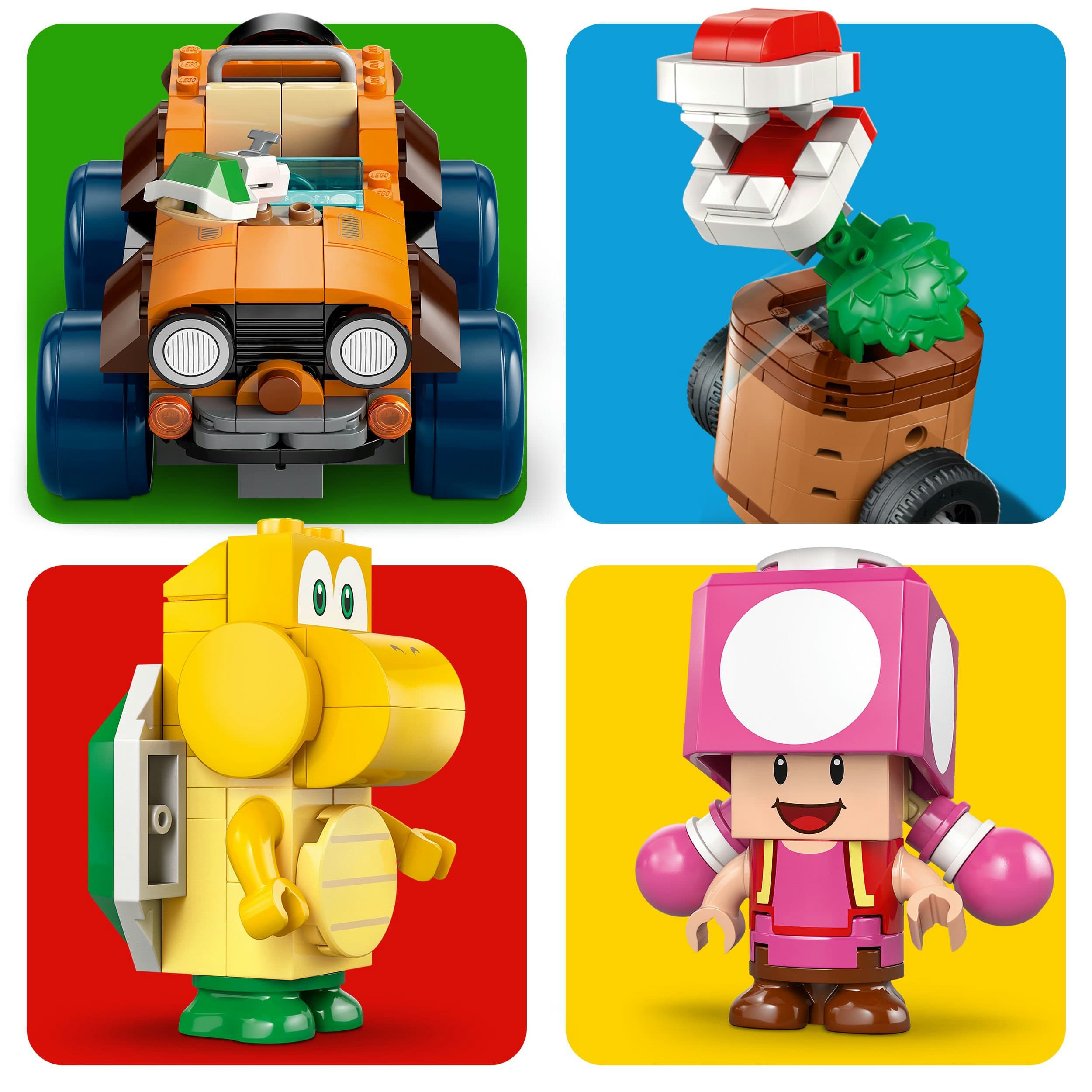 Produktbild LEGO® Super Mario™: Mario Kart™ – Power-Up-Jagd mit Piranha-Pflanzen 72044 4 von 10