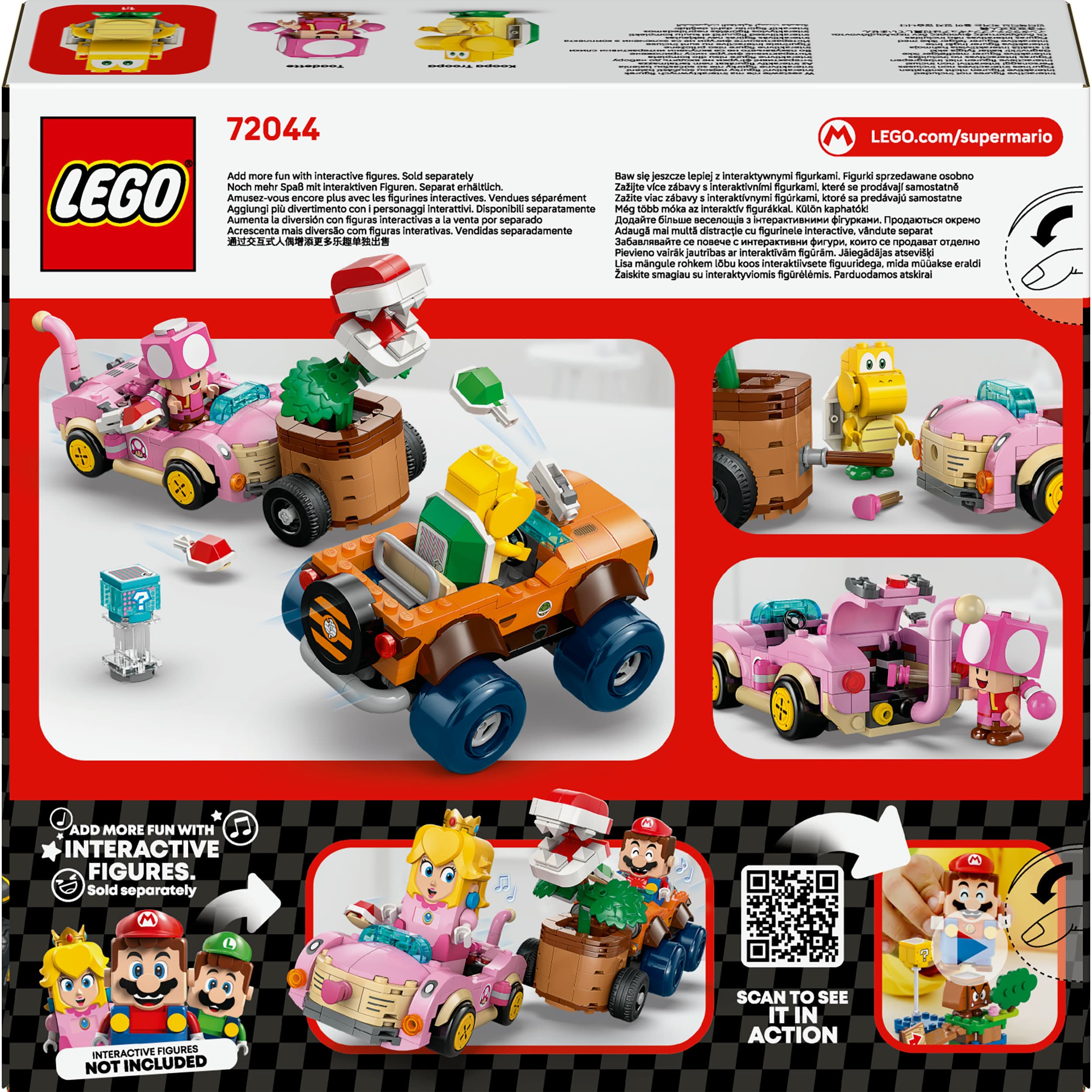 Produktbild LEGO® Super Mario™: Mario Kart™ – Power-Up-Jagd mit Piranha-Pflanzen 72044 3 von 10