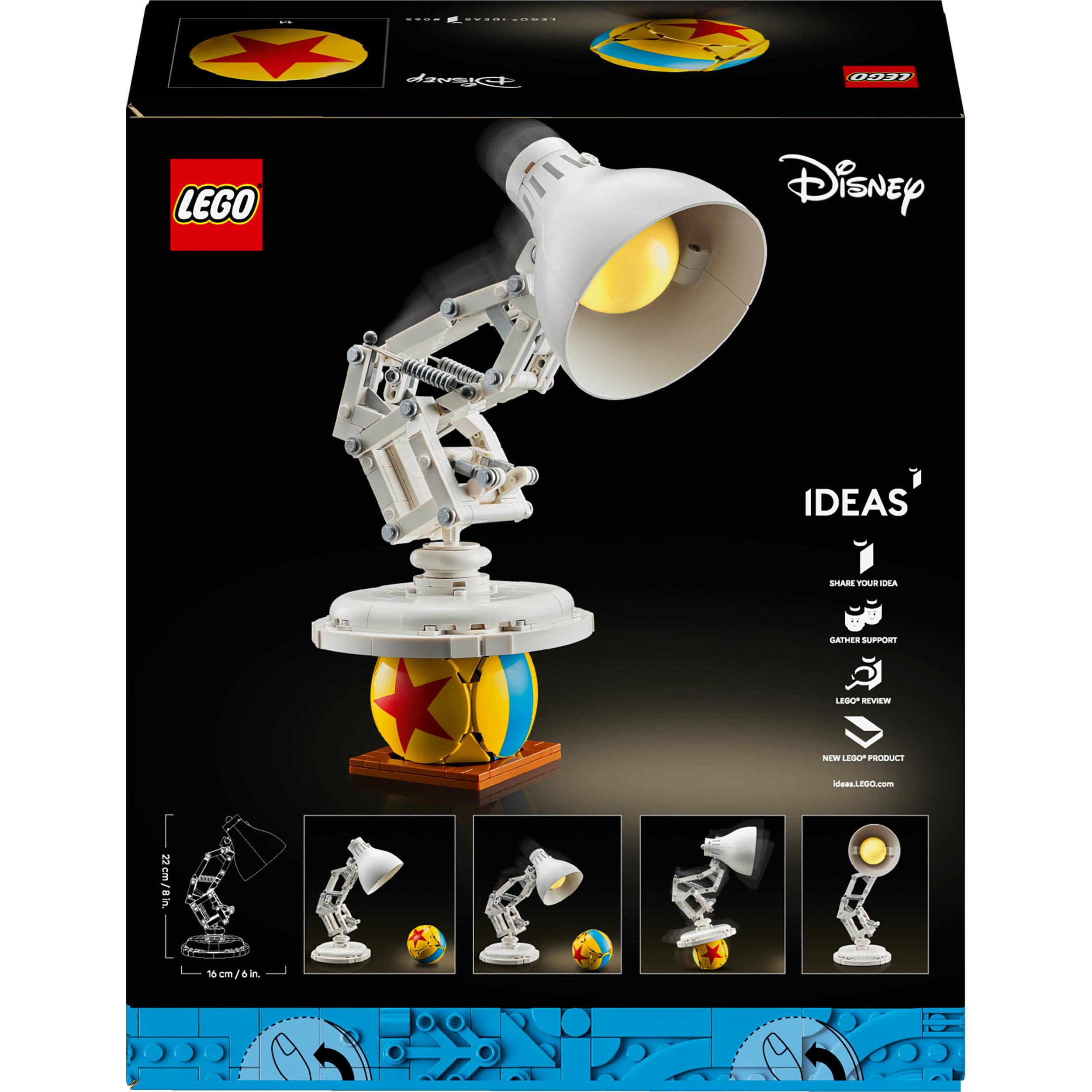 Produktbild LEGO Ideas 21357 Disney Pixar Luxo Jr. Set für Erwachsene, Spielzeug 2 von 8