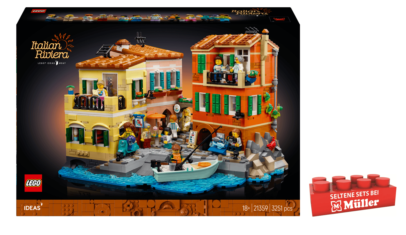 LEGO Ideas 21359 Die Italienische Riviera, Modellbau, DIY Set