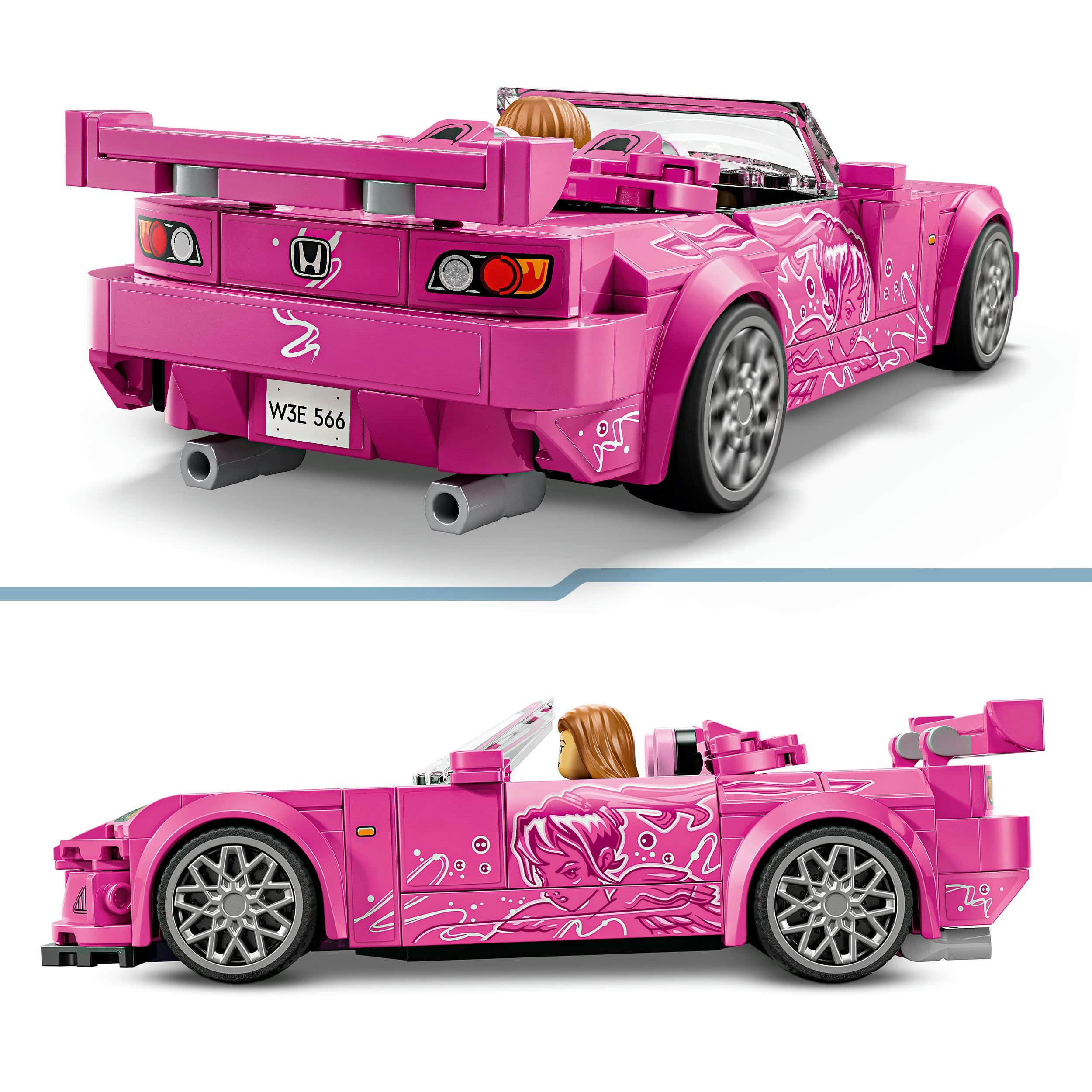 Produktbild LEGO Speed Champions 2 Fast 2 Furious – Honda S2000 Modellauto 77241 5 von 9