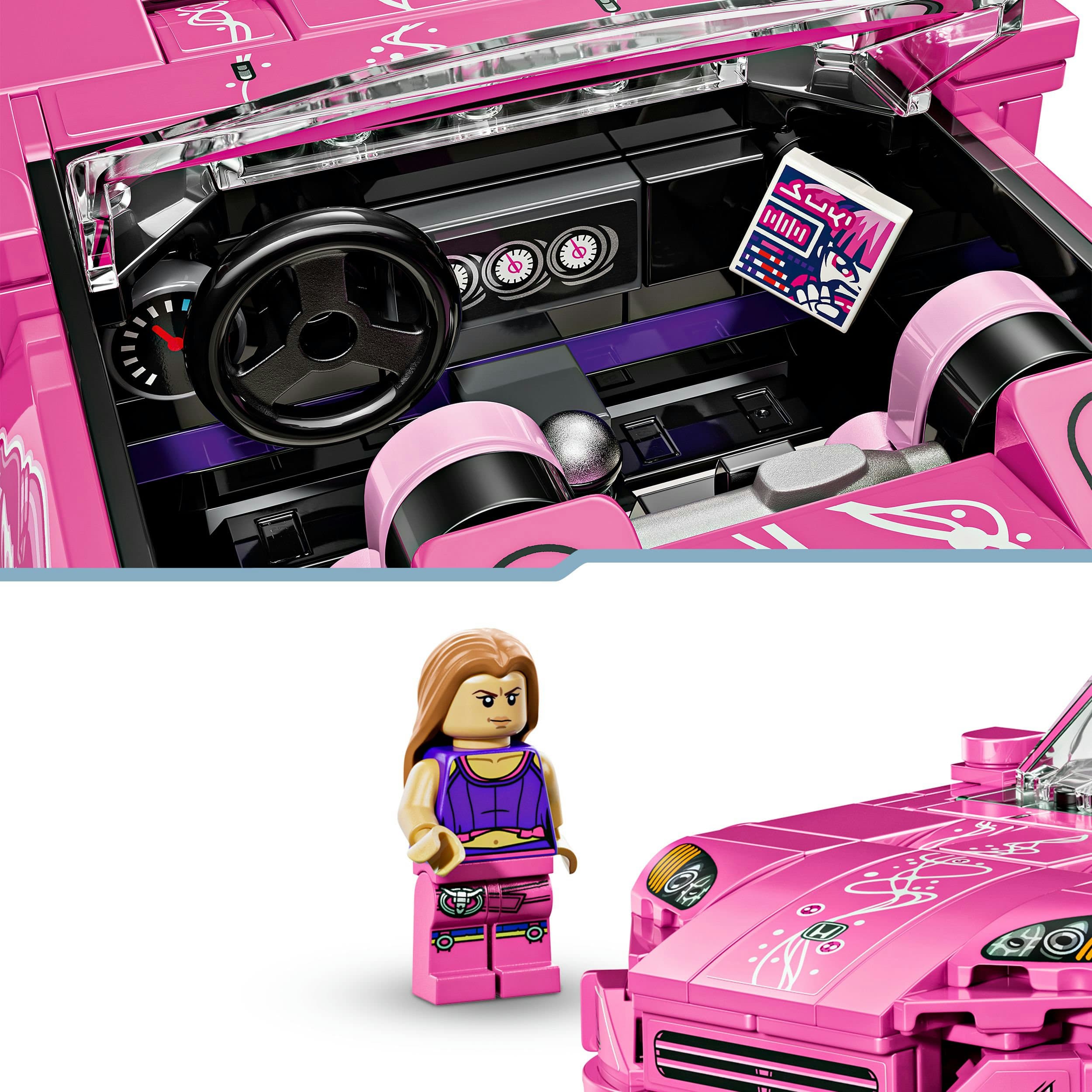 Produktbild LEGO Speed Champions 2 Fast 2 Furious – Honda S2000 Modellauto 77241 4 von 9