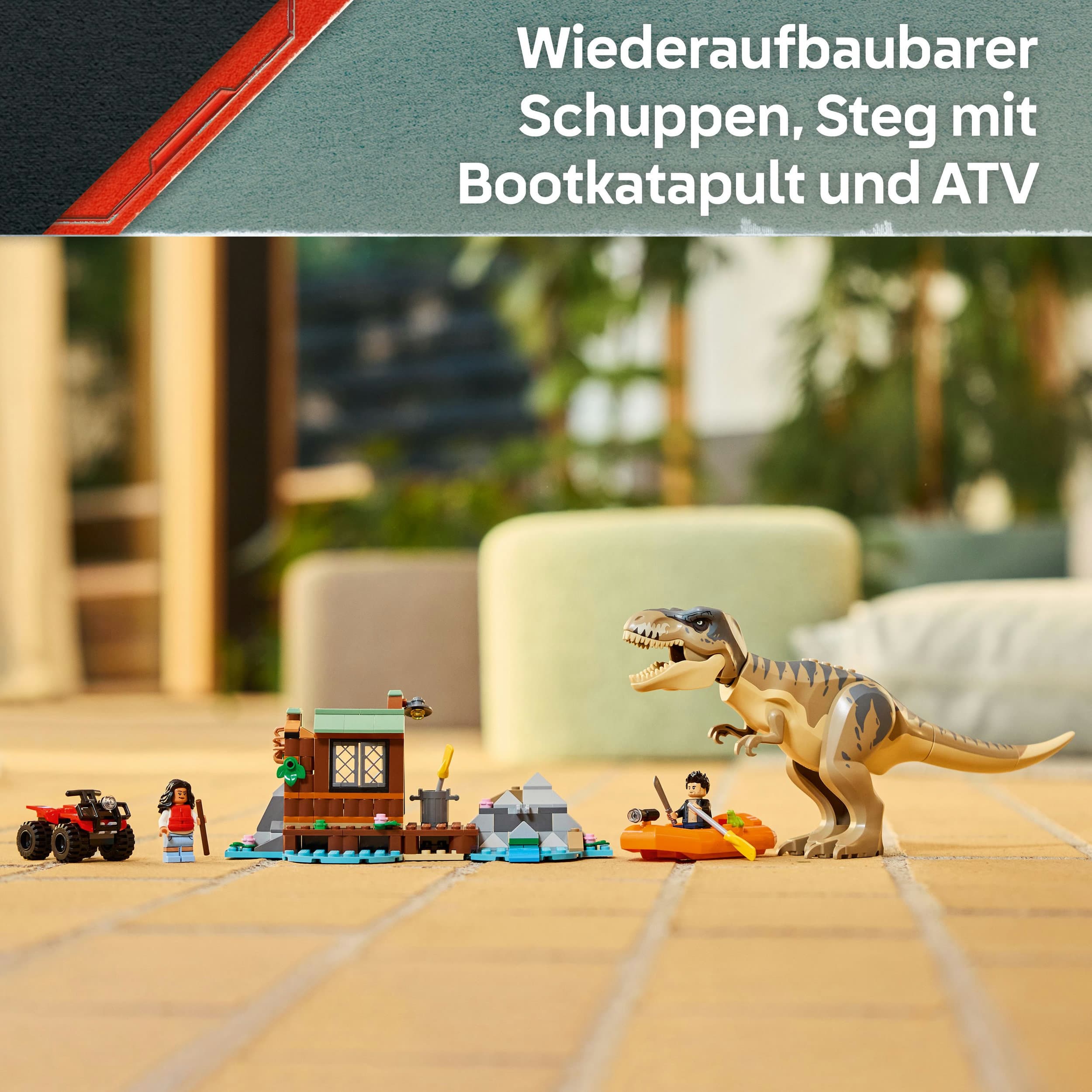Produktbild LEGO Jurassic World 76975 Flucht vor dem T.Rex, Dinosaurier Spielzeug 6 von 7