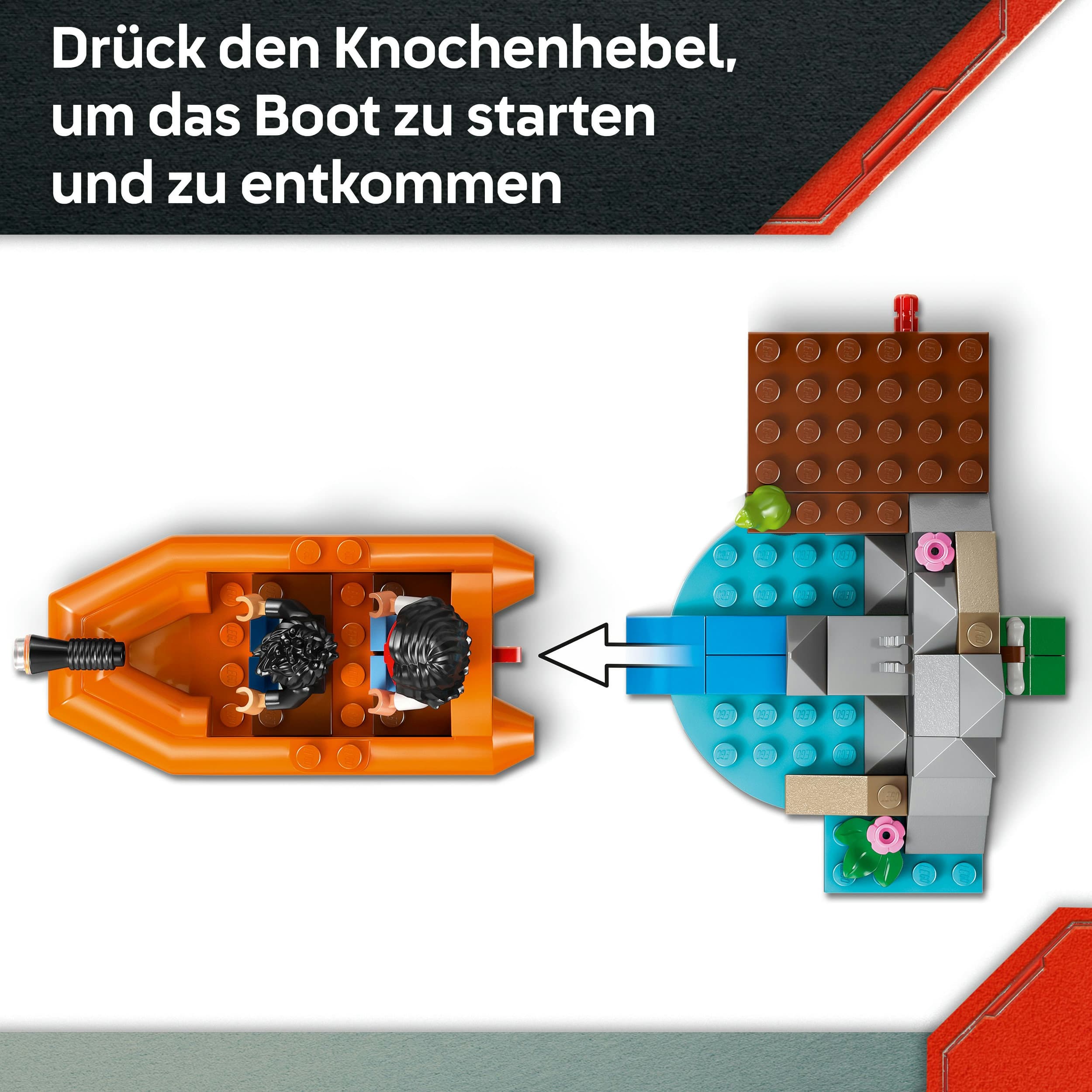 Produktbild LEGO Jurassic World 76975 Flucht vor dem T.Rex, Dinosaurier Spielzeug 5 von 7