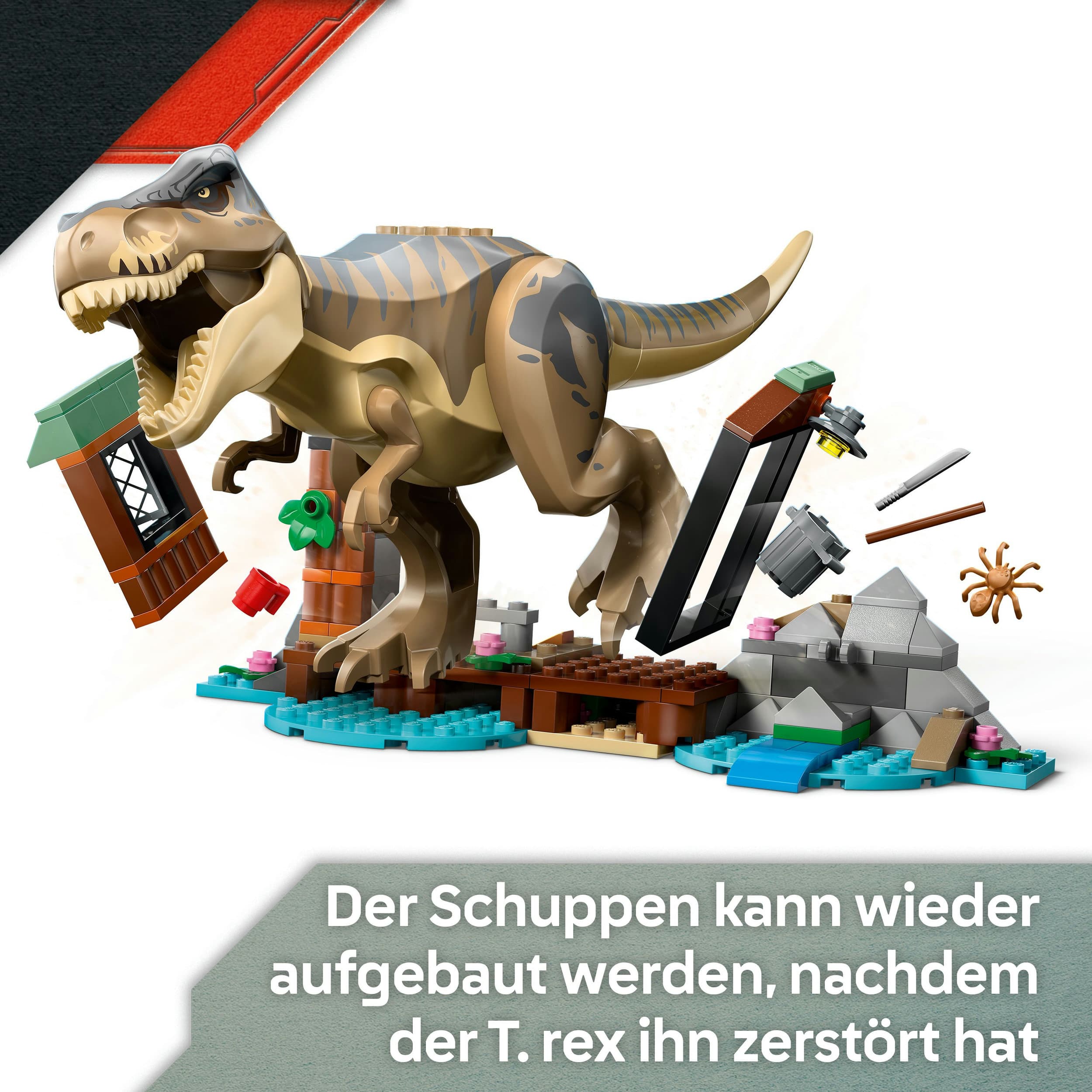 Produktbild LEGO Jurassic World 76975 Flucht vor dem T.Rex, Dinosaurier Spielzeug 4 von 7