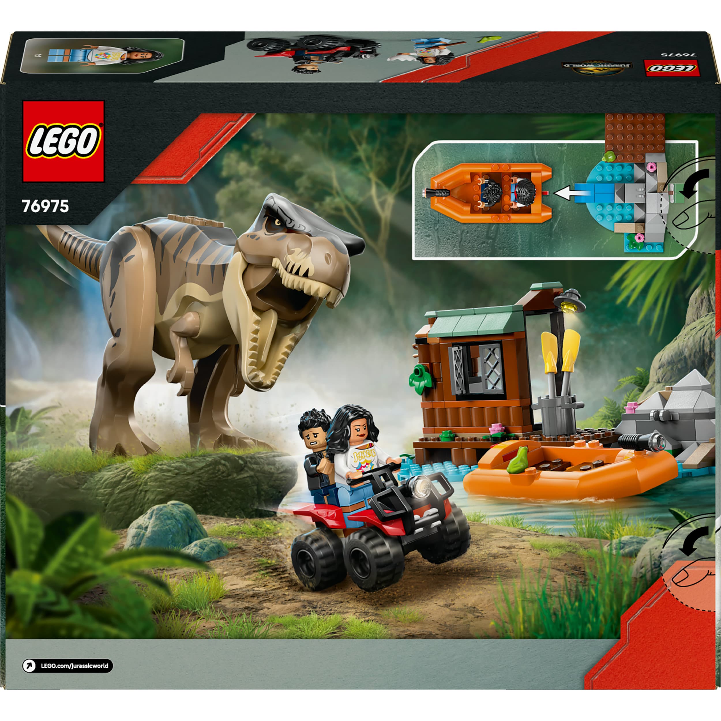 Produktbild LEGO Jurassic World 76975 Flucht vor dem T.Rex, Dinosaurier Spielzeug 2 von 7