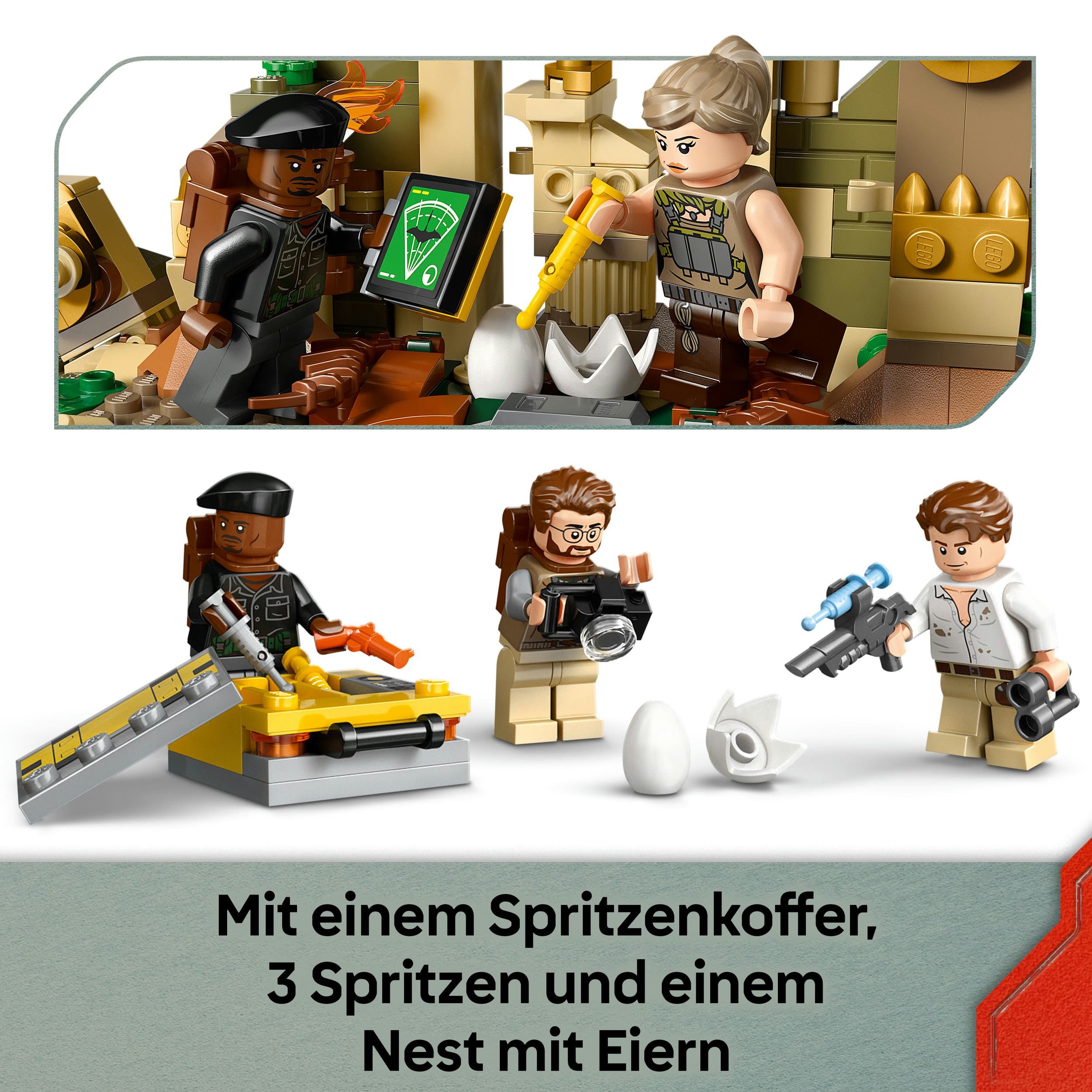 Produktbild LEGO Jurassic World 76976 Spinosaurier & Quetzalcoatlus: Hubschrauber-Einsatz 5 von 7