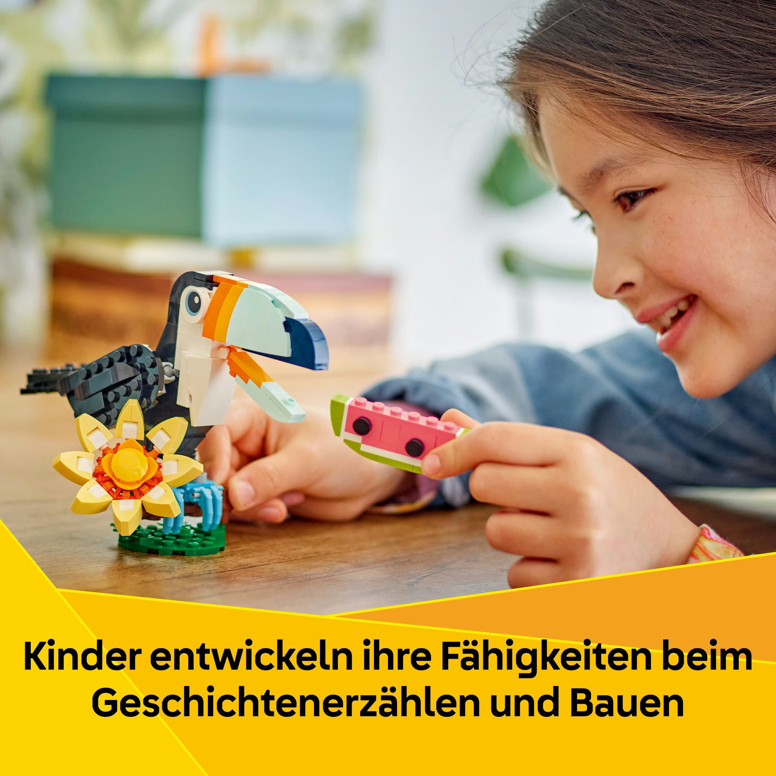 Produktbild LEGO Creator Wilde Tiere: Tropischer Tukan 31173, 3-in-1 Spielzeug 5 von 8