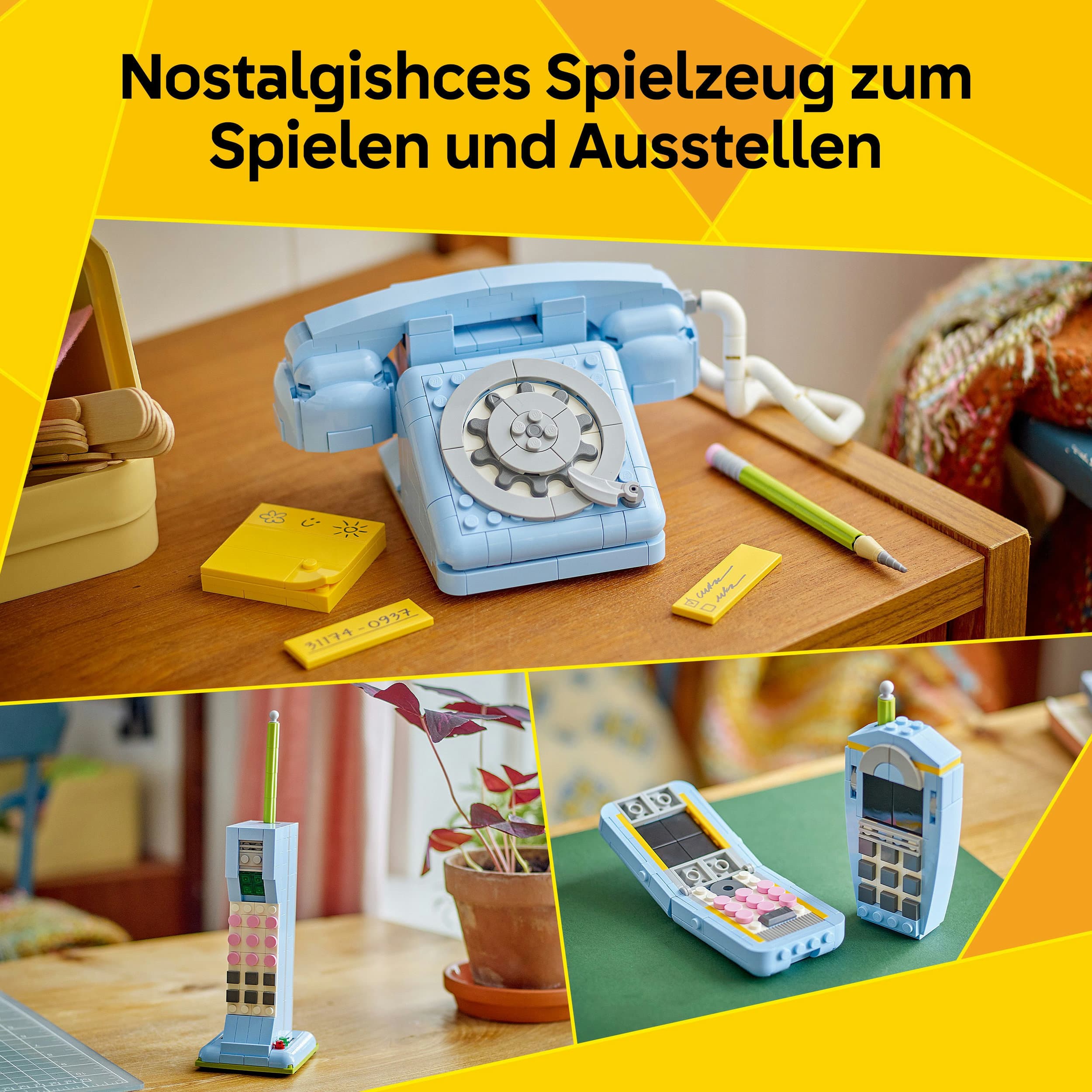 Produktbild LEGO Creator Retro-Telefon 31174 - 3-in-1-Spielset - Telefon aus 1960ern 7 von 9