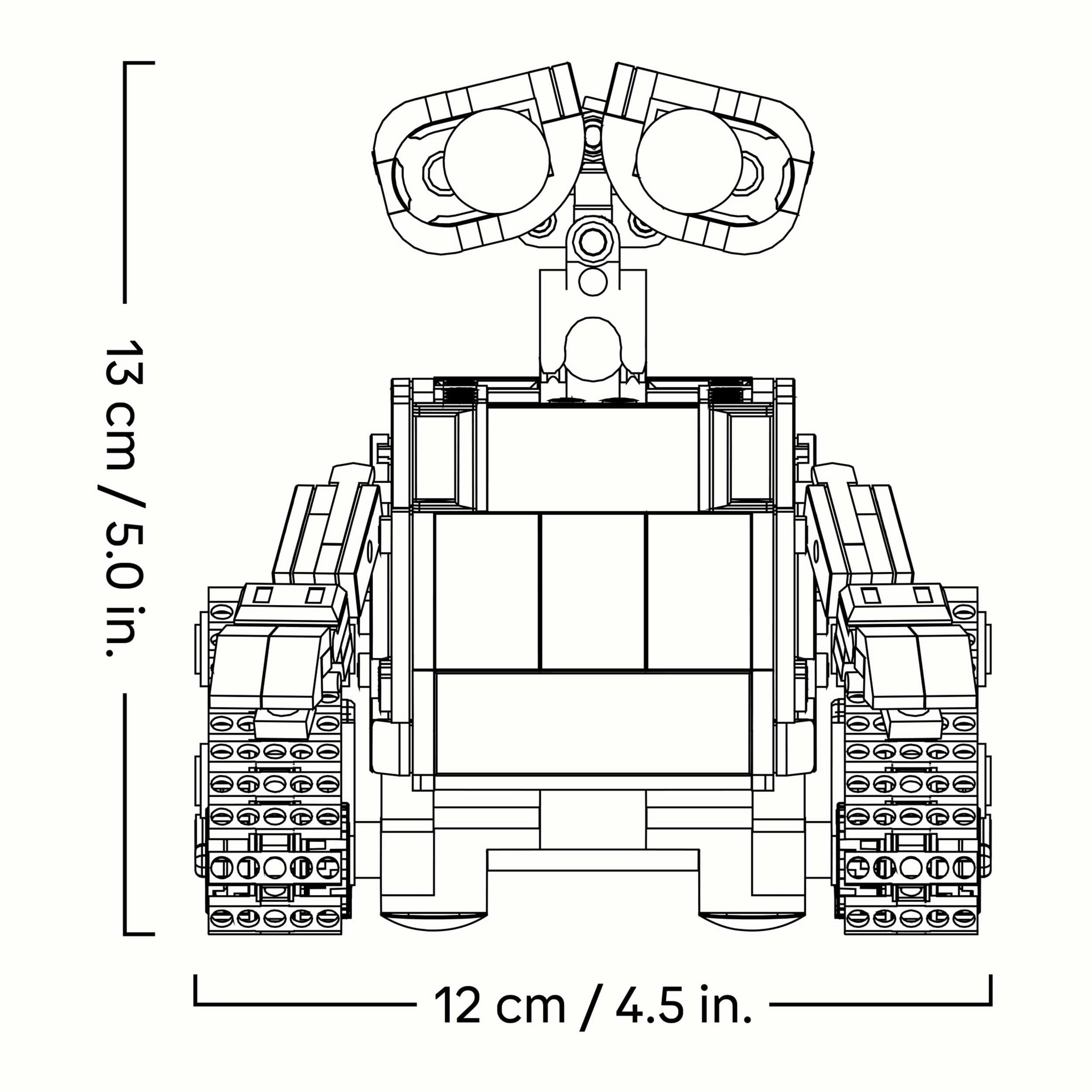 Produktbild LEGO ǀ Disney and Pixar WALL-E und EVE 43279, Spielzeug, LEGO Deko 3 von 9