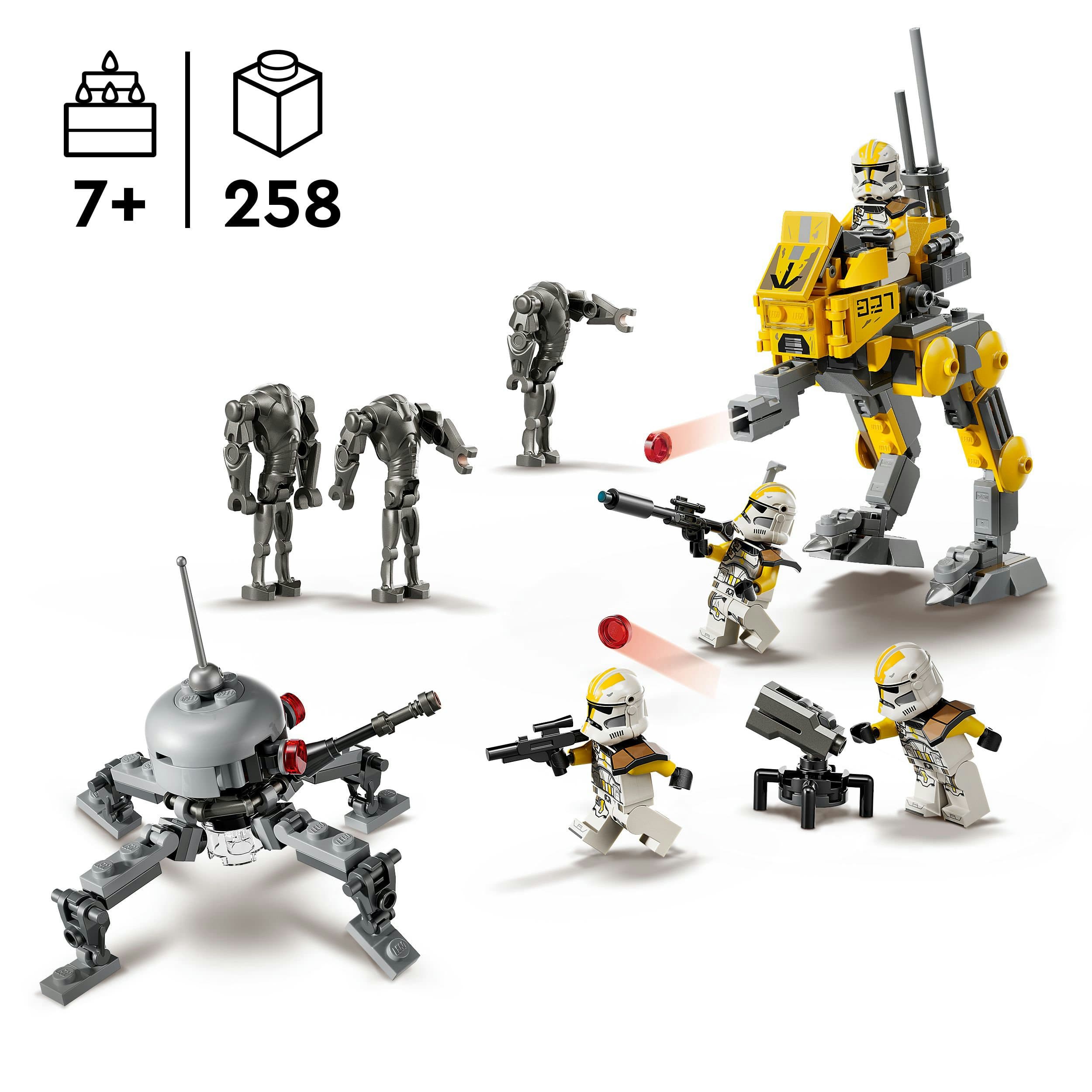 Produktbild LEGO Star Wars 75431 Klonsoldaten des 327. Sternenkorps Battle Pack 6 von 8