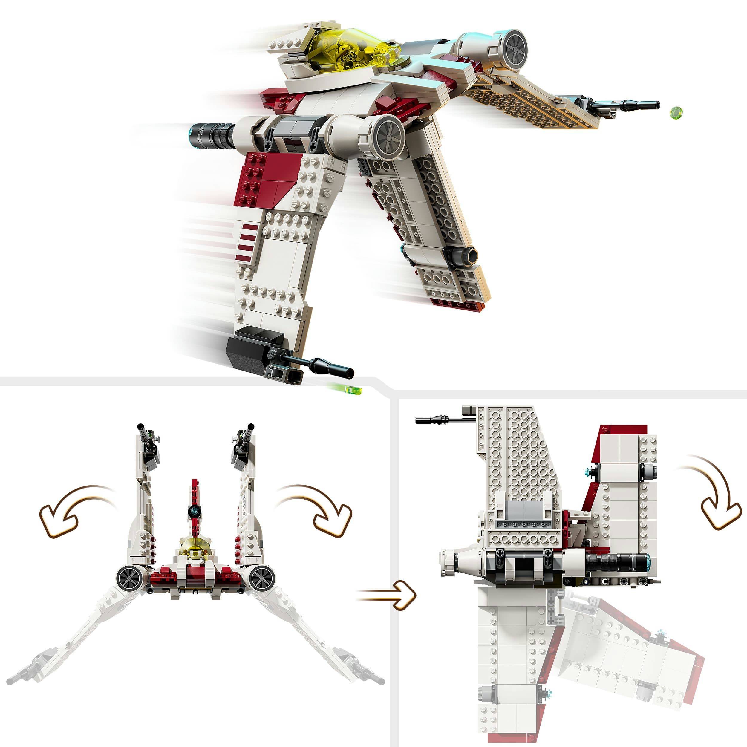 Produktbild LEGO Star Wars 75432 The Clone Wars V-19 Torrent-Sternjäger, Spielzeug 5 von 8