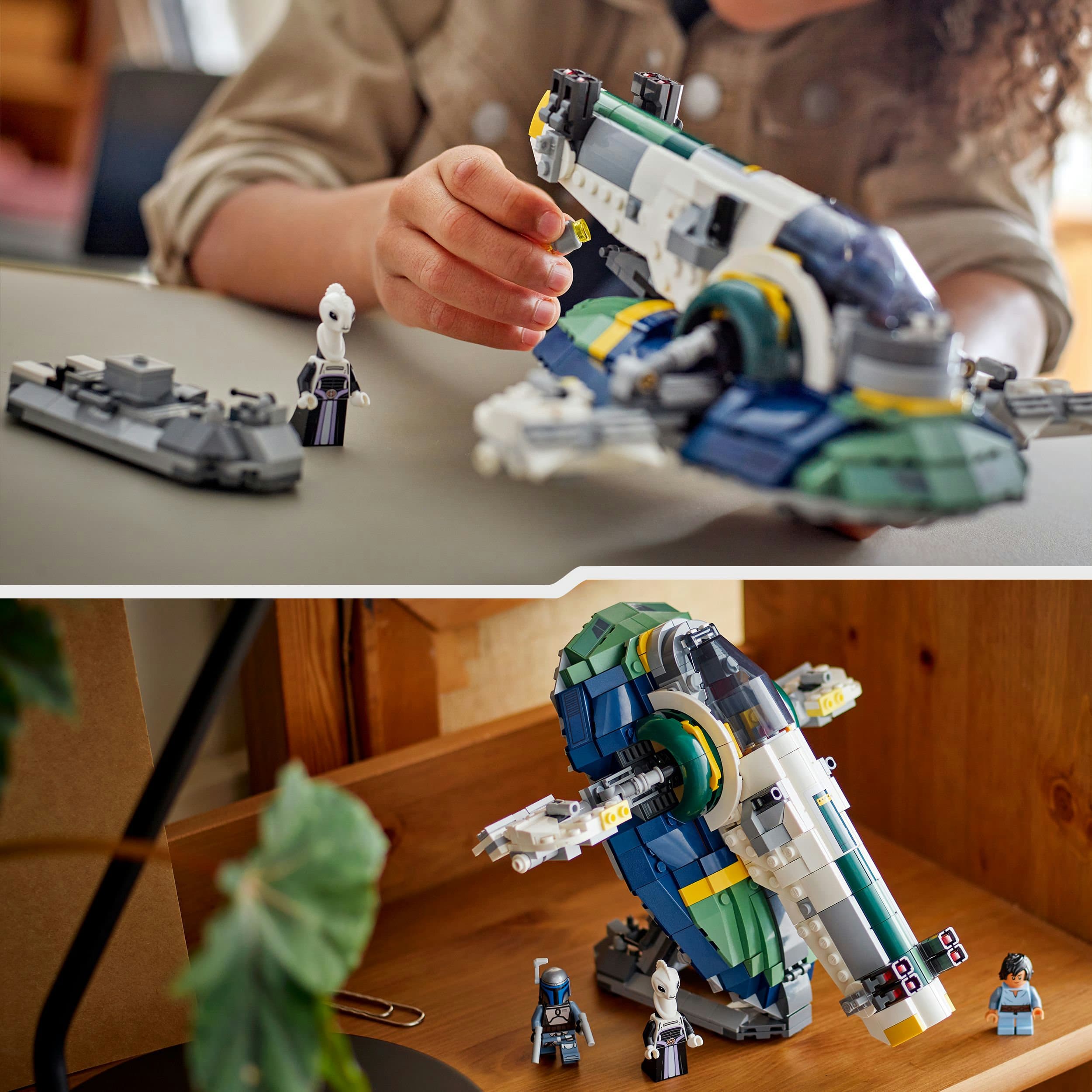 Produktbild LEGO Star Wars 75433 Angriff der Klonkrieger Jango Fetts Sternenschiff 3 von 8