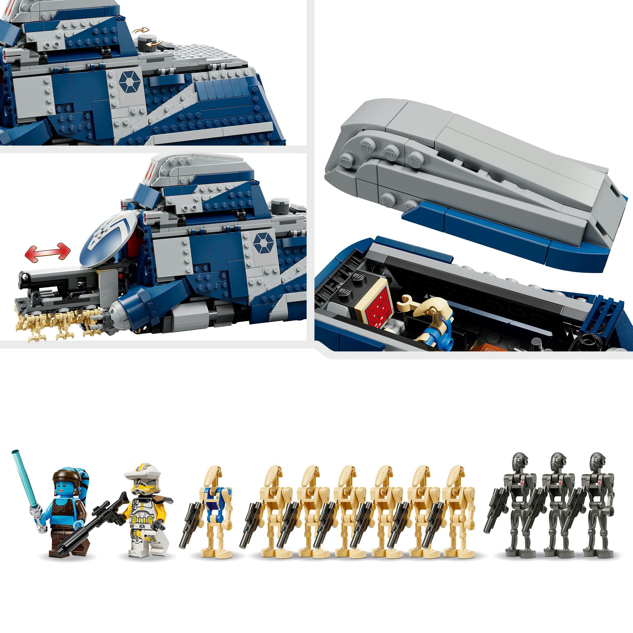 Produktbild LEGO Star Wars 75435 The Clone Wars MTT der Separatisten in der Schlacht von Felucia 4 von 8