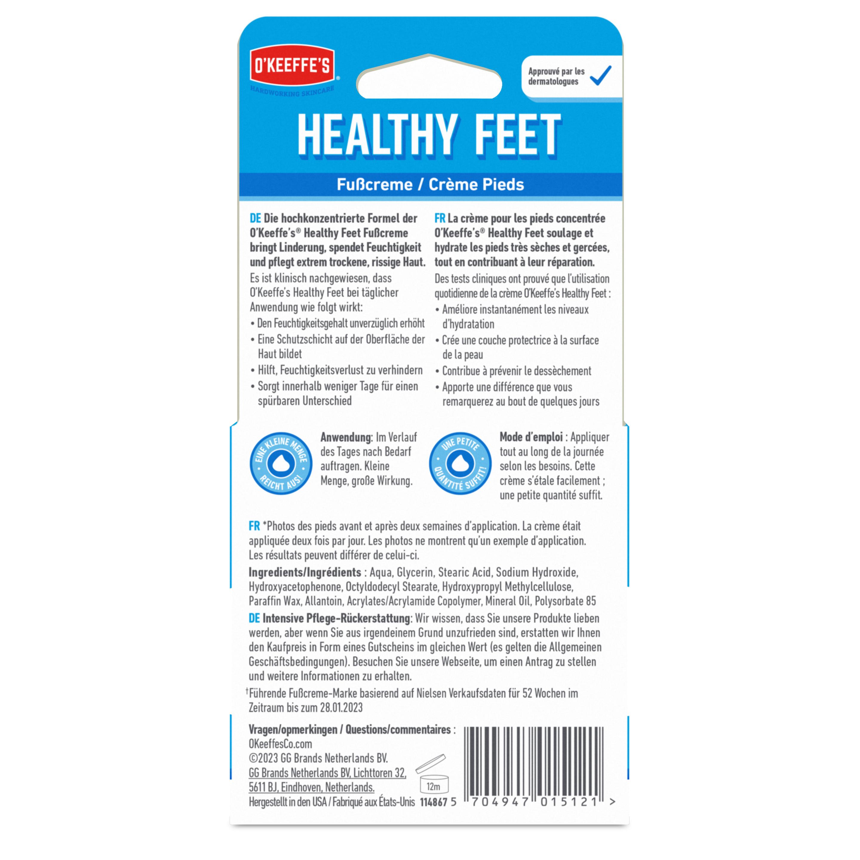 Produktbild O'Keeffe's® Healthy Feet Fußcreme 5 von 5