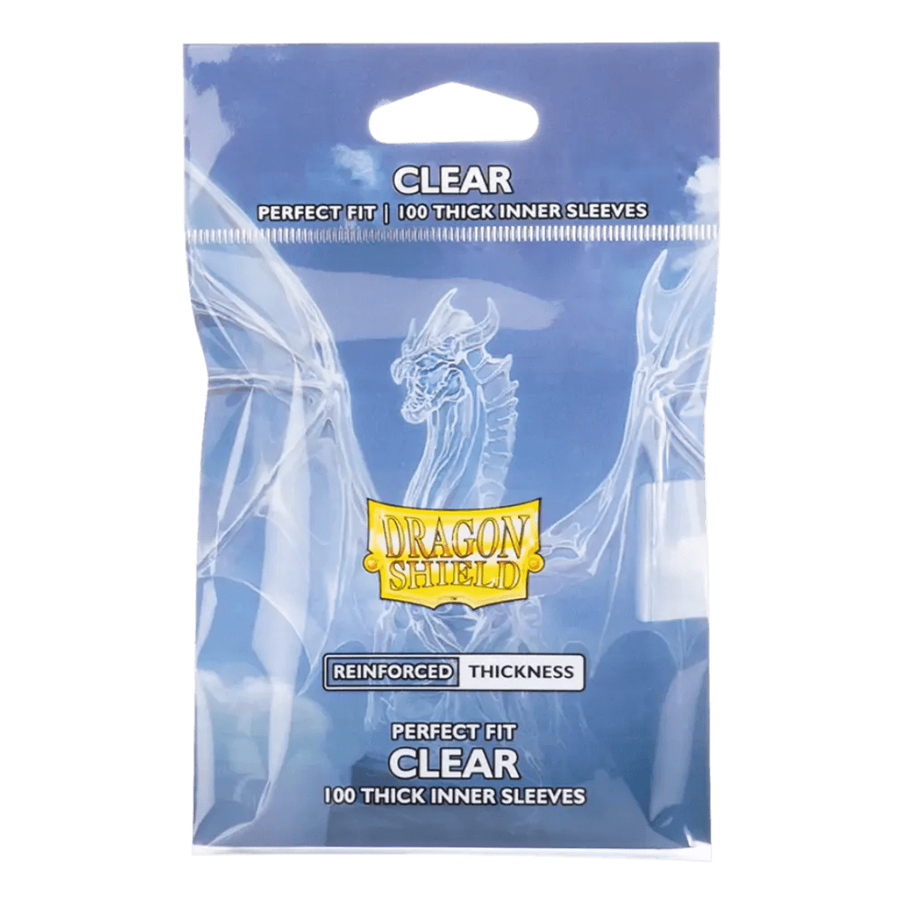 Dragon Shield Perfect Fit Thick Inner Clear Sleeves 100 Kartenhüllen