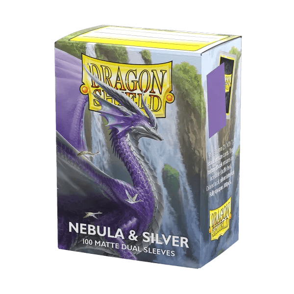 Dragon Shield Matte Dual Nebula & Silver Standard Sleeves 100 Kartenhüllen