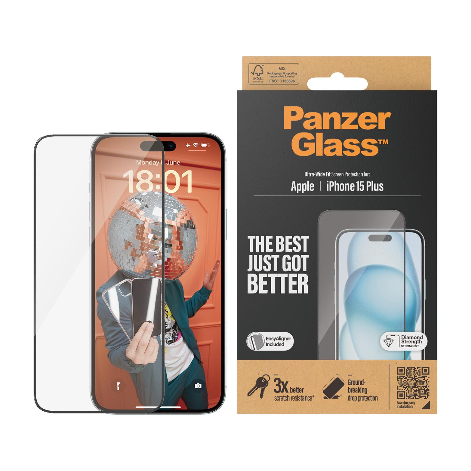Produktbild PanzerGlass SP iPhone 15 Plus UWF m. Applikator 3 von 3