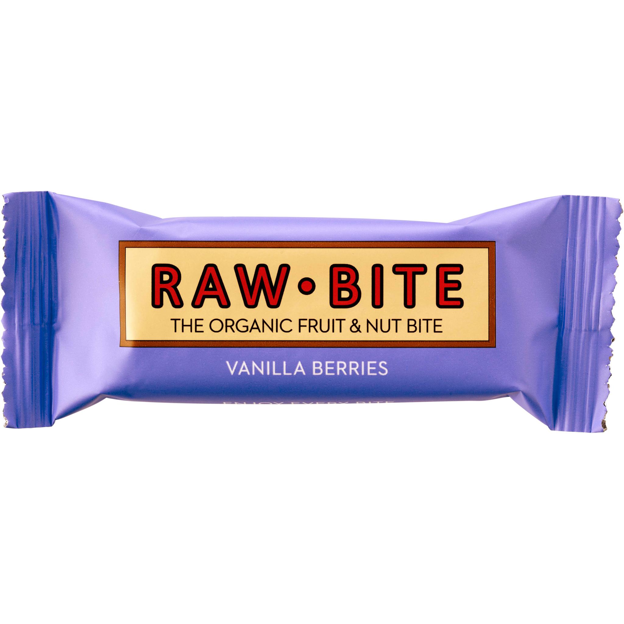 RAW BITE BIO Vanilla Berry Riegel