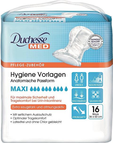 Duchesse MED Hygiene Vorlagen Maxi