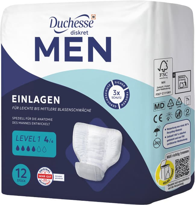 Duchesse Men Hygiene Einlage Level 1