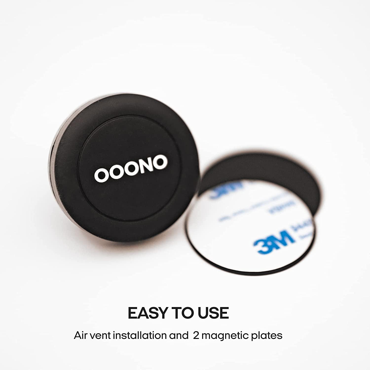 Produktbild OOONO Mount Handy Halterung Auto Magnet - Universal für iPhone,  Samsung, Google 2 von 3
