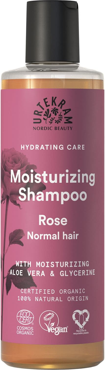 URTEKRAM Rose Moisturizing Shampoo