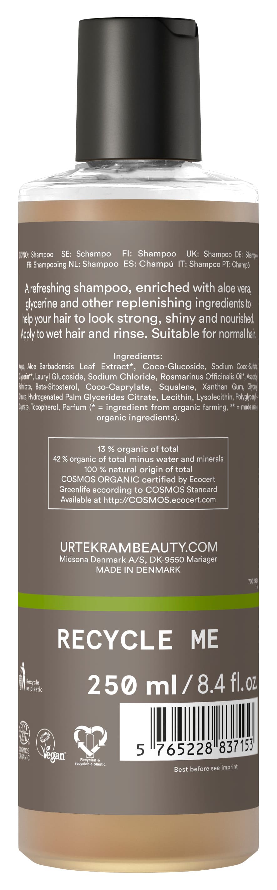 Produktbild URTEKRAM Shampoo Rosemary 2 von 2