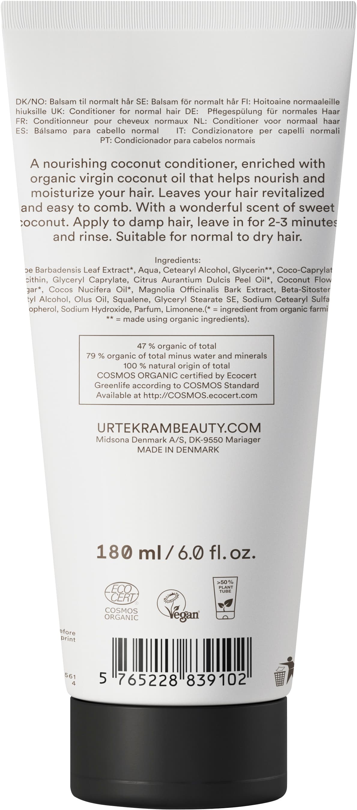 Produktbild URTEKRAM Coconut Nourishing Conditioner 2 von 2