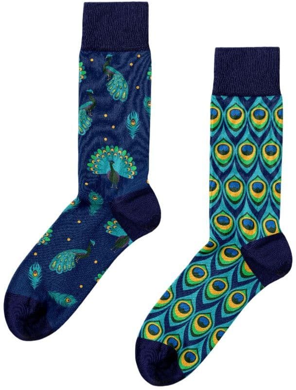 MANY MORNINGS Unisex Socken Majestic Peacock